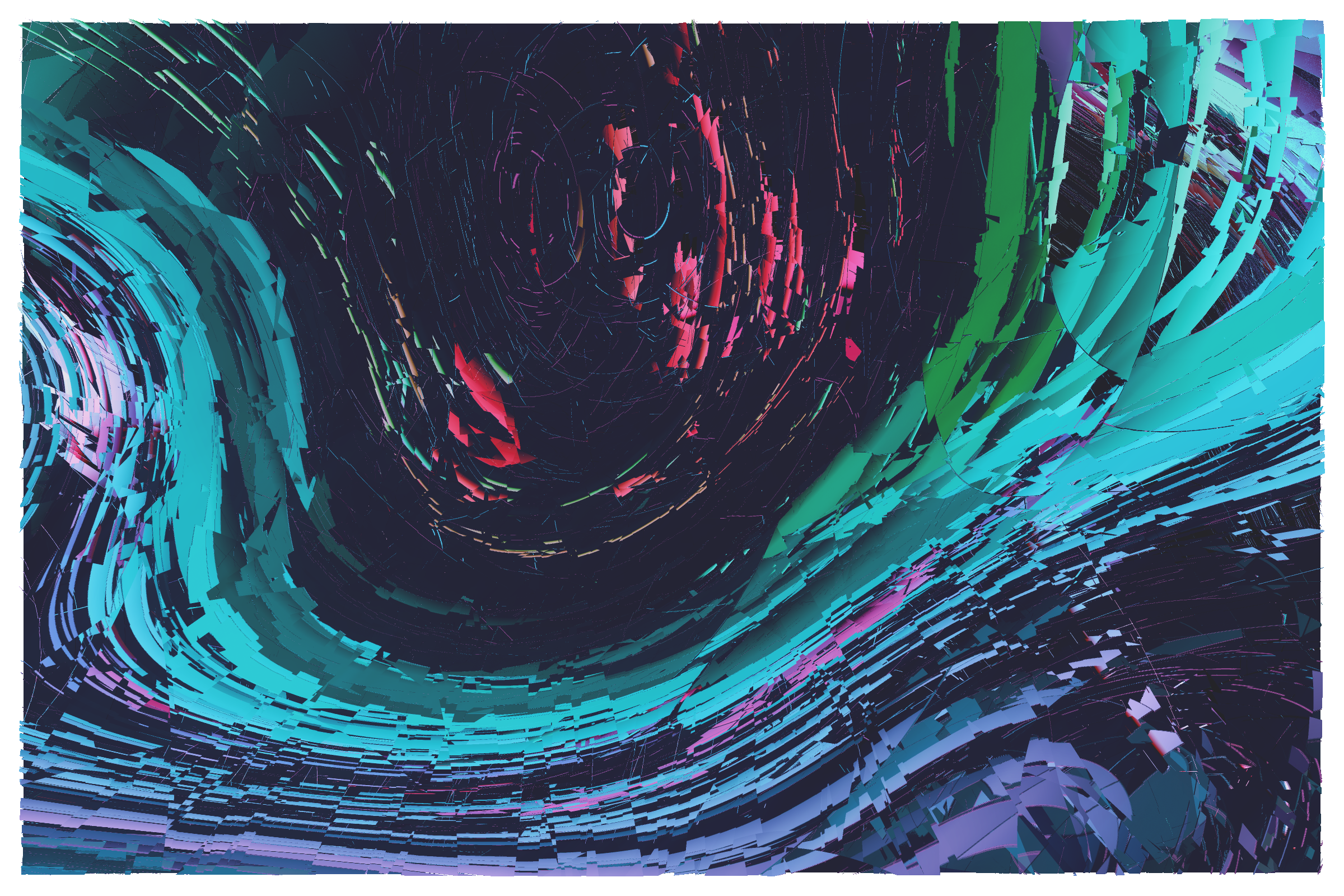 Art Blocks - Art Blocks v2 - Erratic #76 - NFT # 362000076