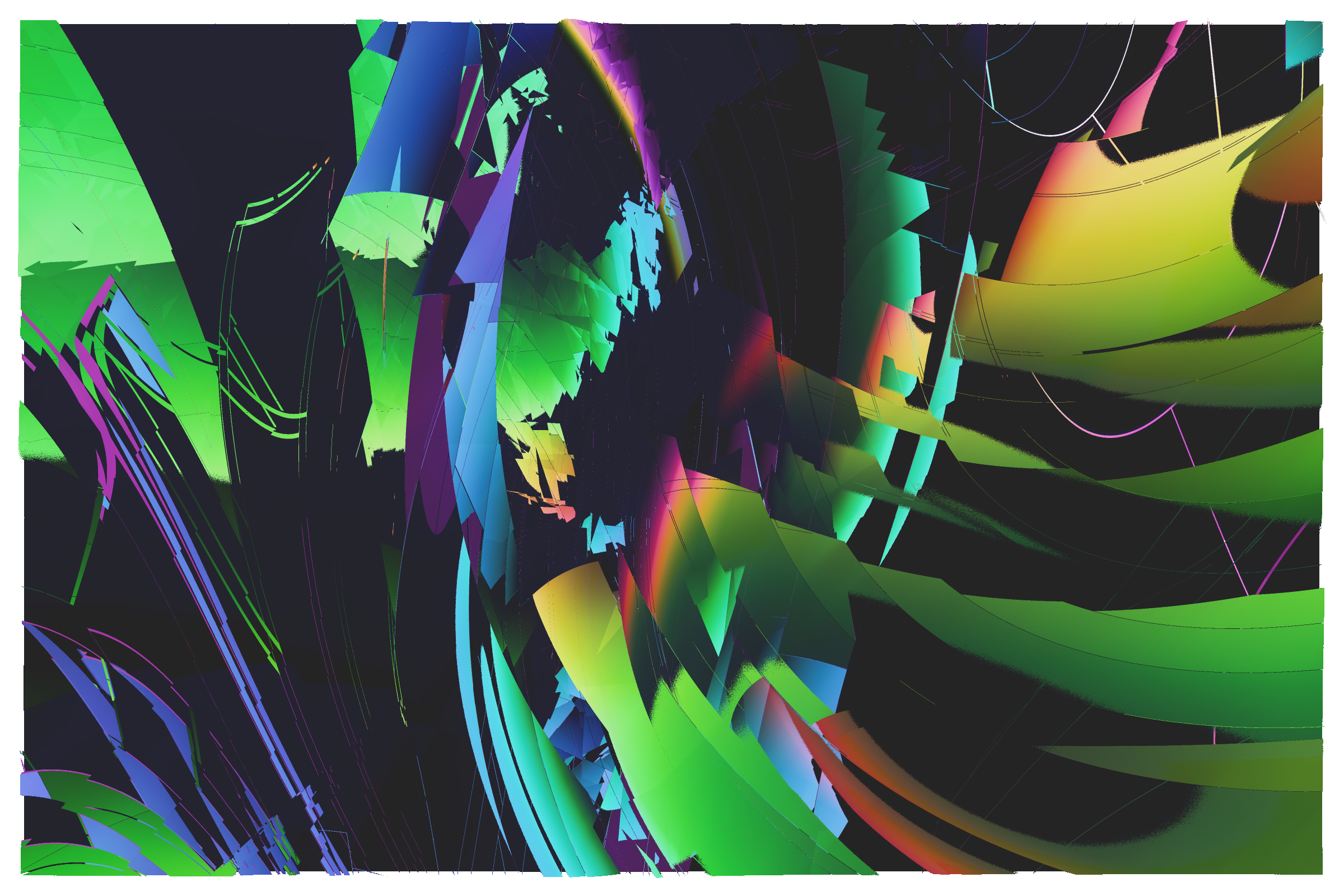 Art Blocks - Art Blocks v2 - Erratic #91 - NFT # 362000091