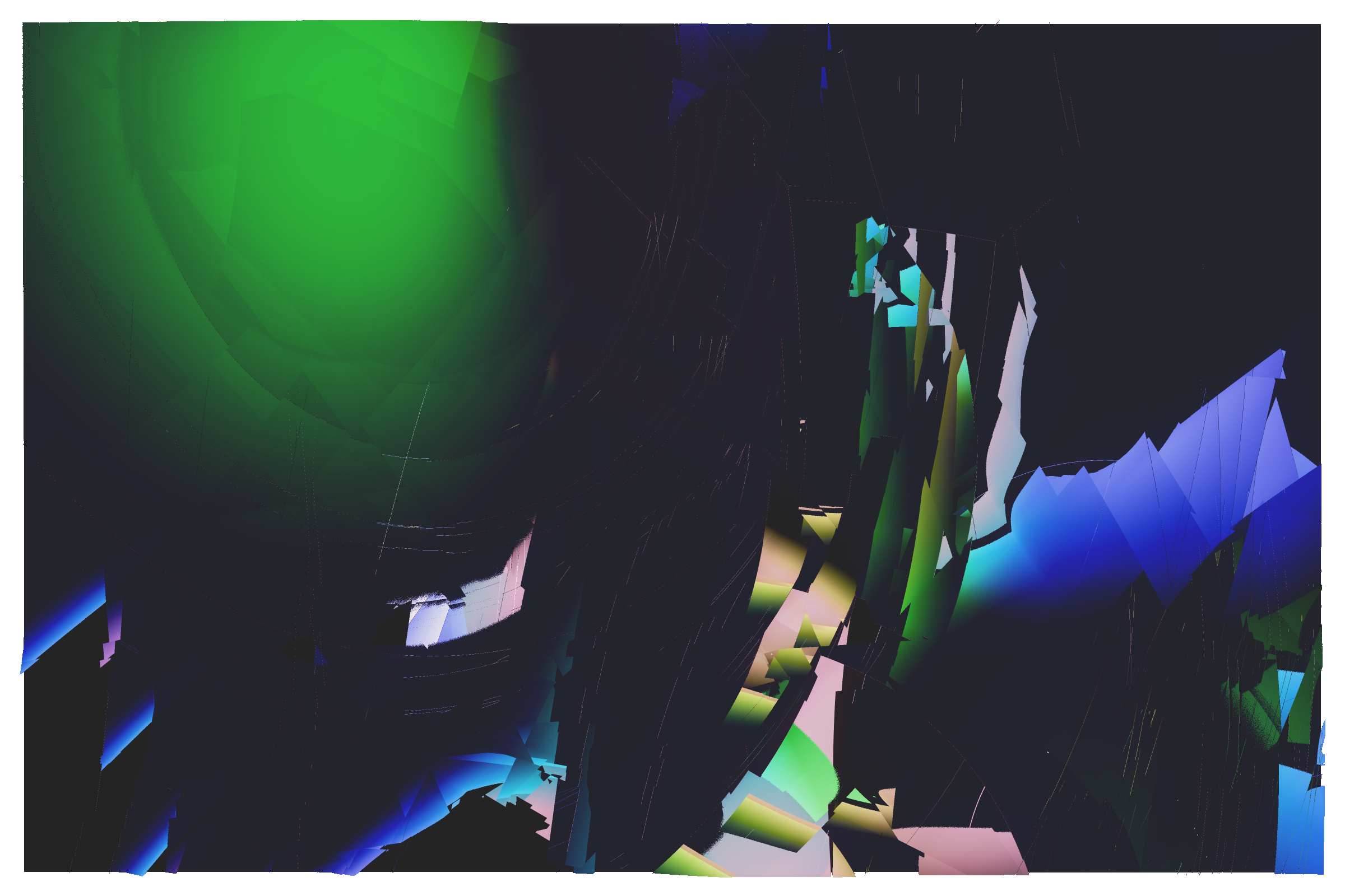 Art Blocks - Art Blocks v2 - Erratic #102 - NFT # 362000102