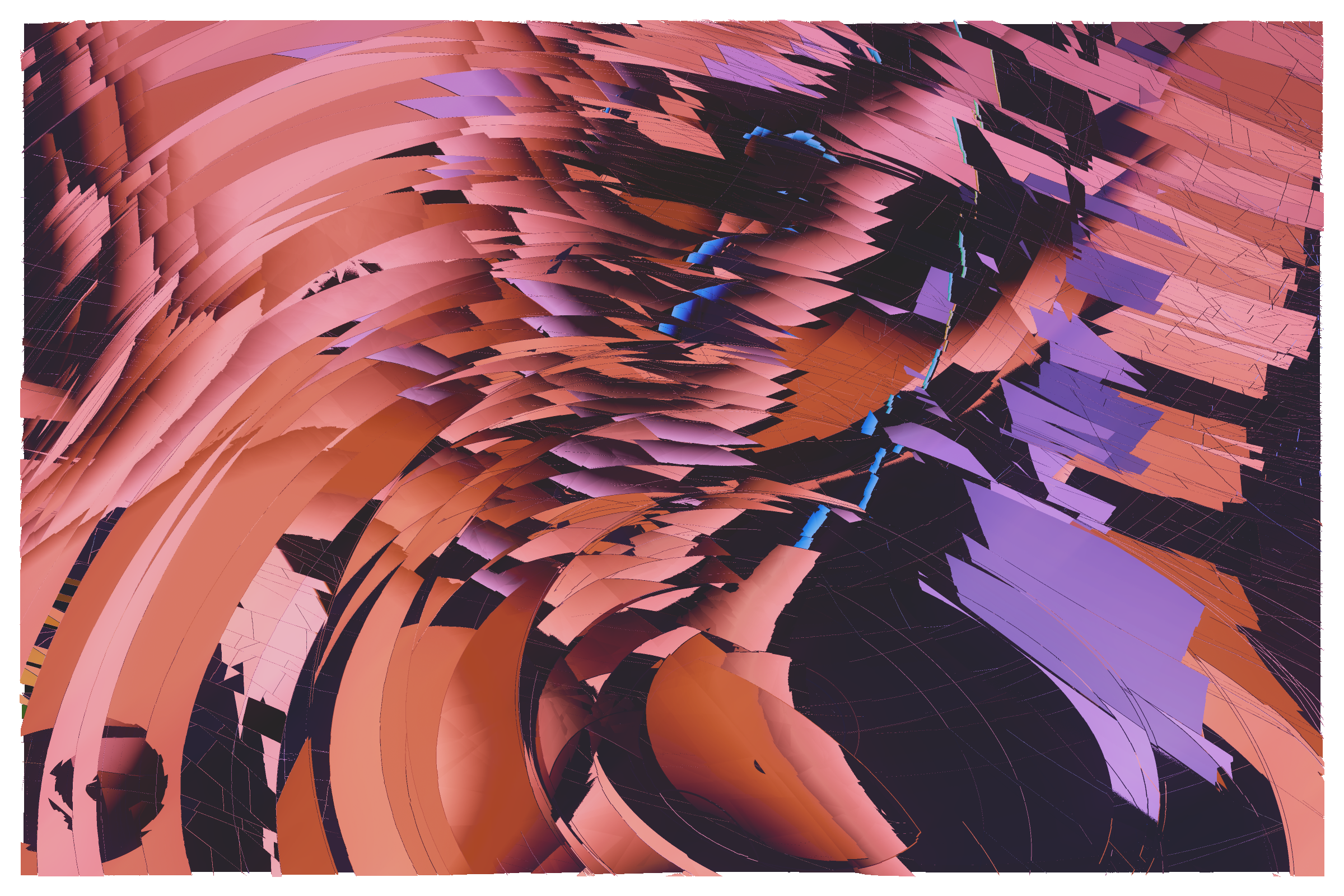 Art Blocks - Art Blocks v2 - Erratic #106 - NFT # 362000106