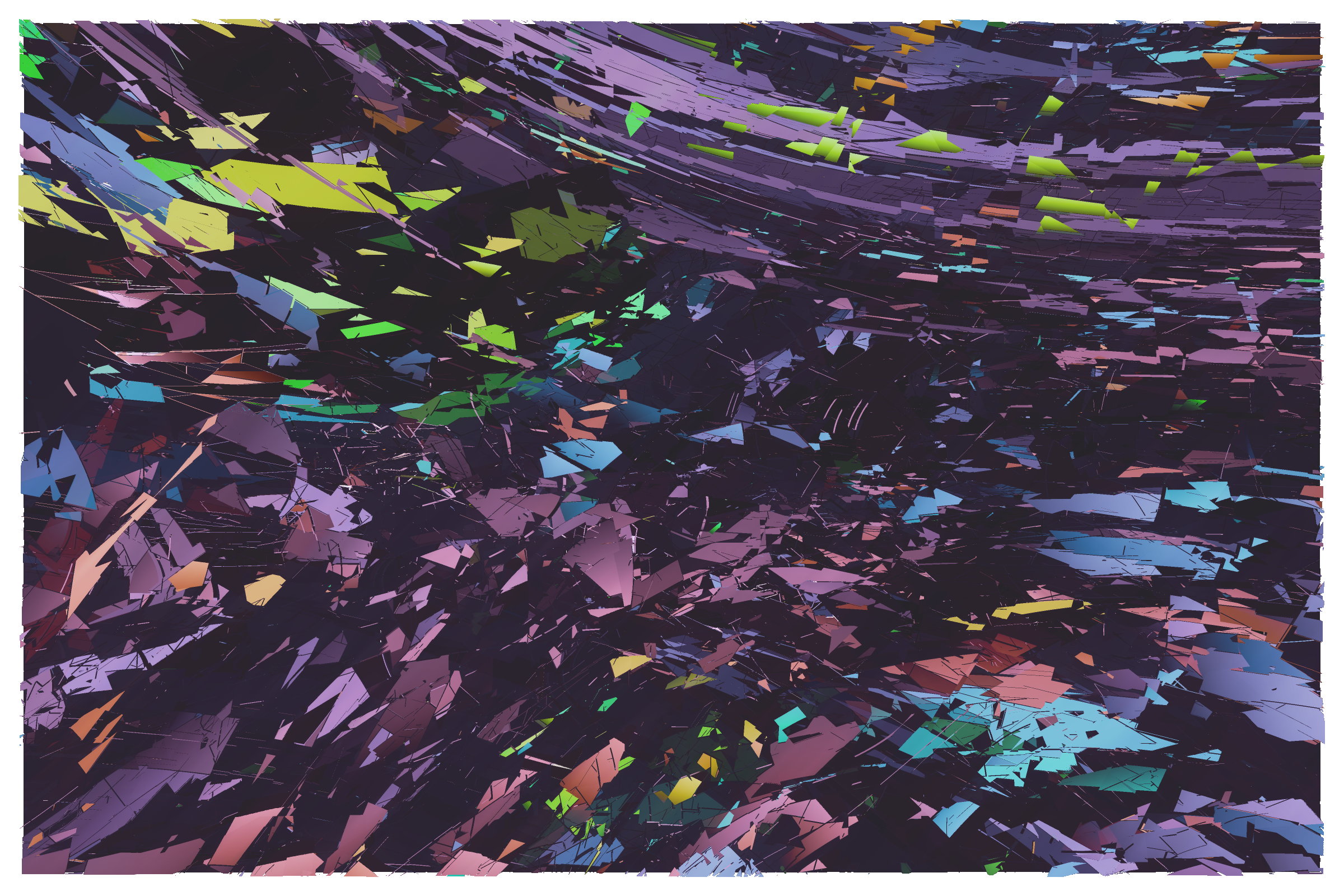 Art Blocks - Art Blocks v2 - Erratic #122 - NFT # 362000122