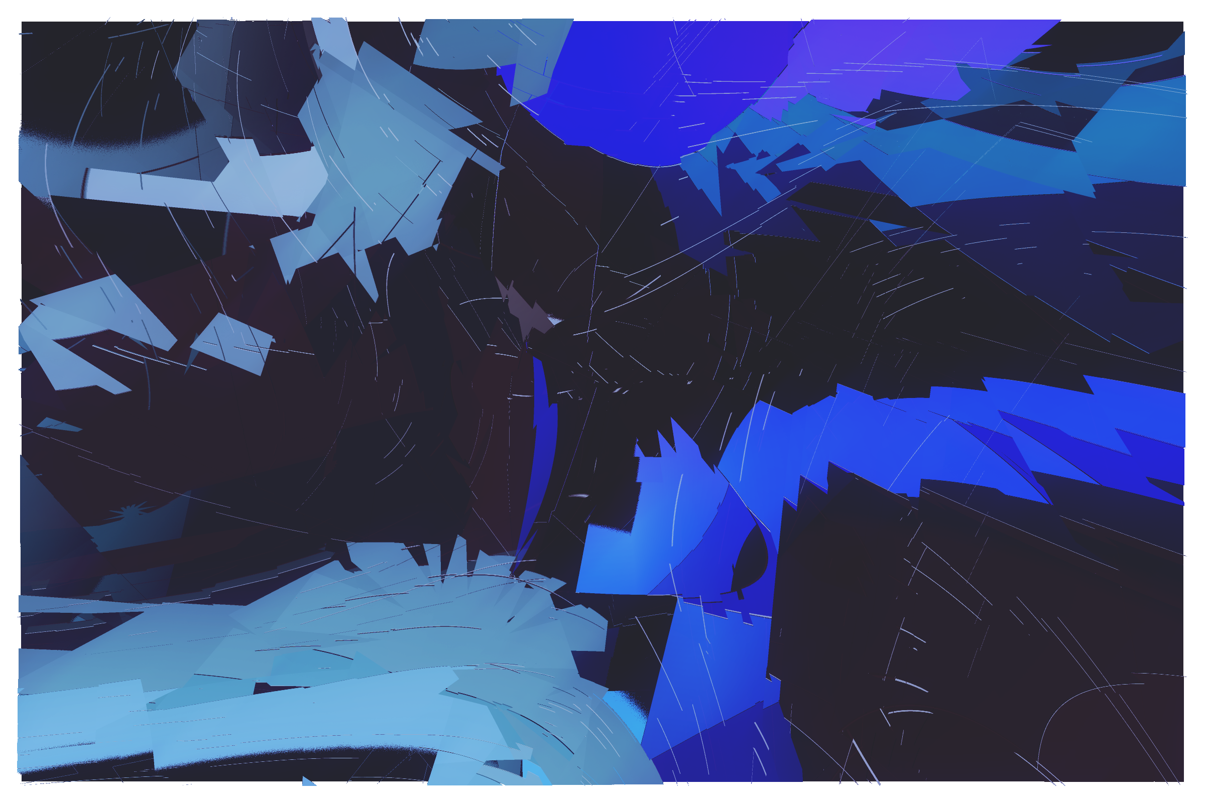 Art Blocks - Art Blocks v2 - Erratic #125 - NFT # 362000125