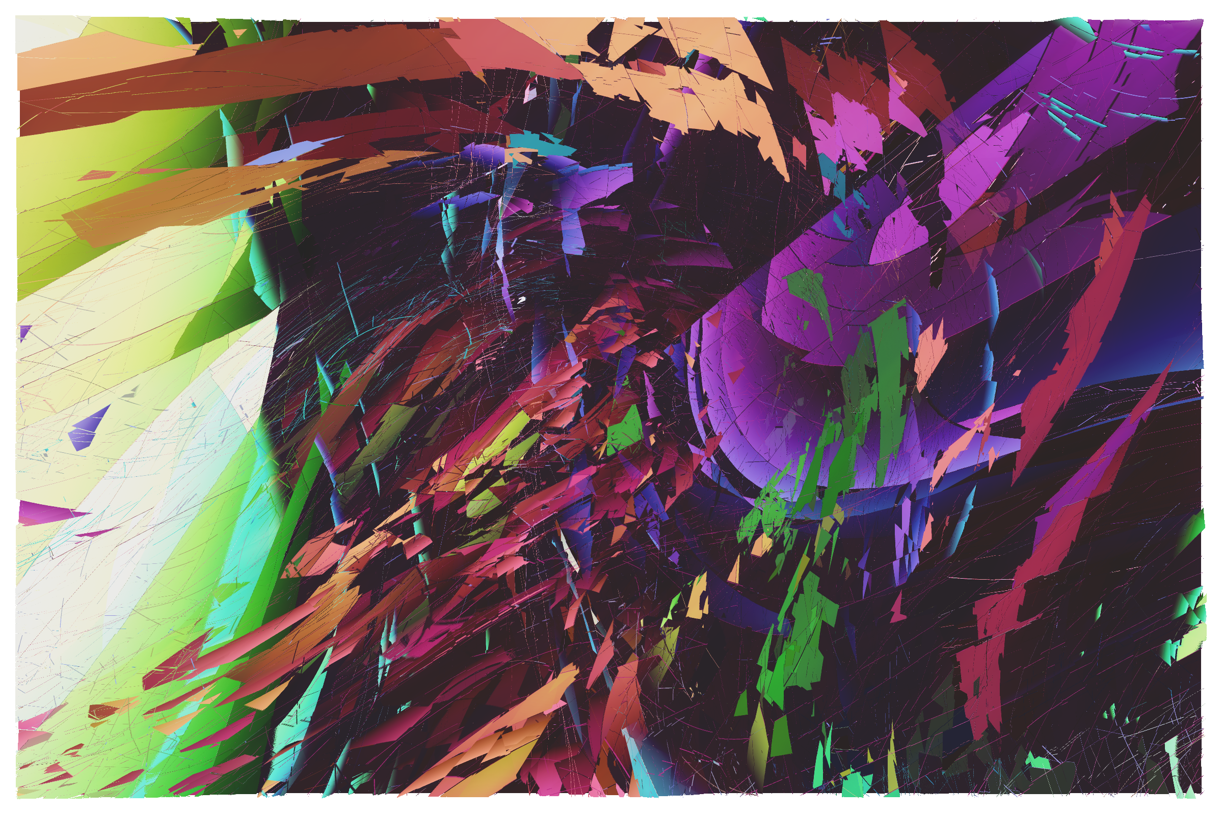 Art Blocks - Art Blocks v2 - Erratic #134 - NFT # 362000134