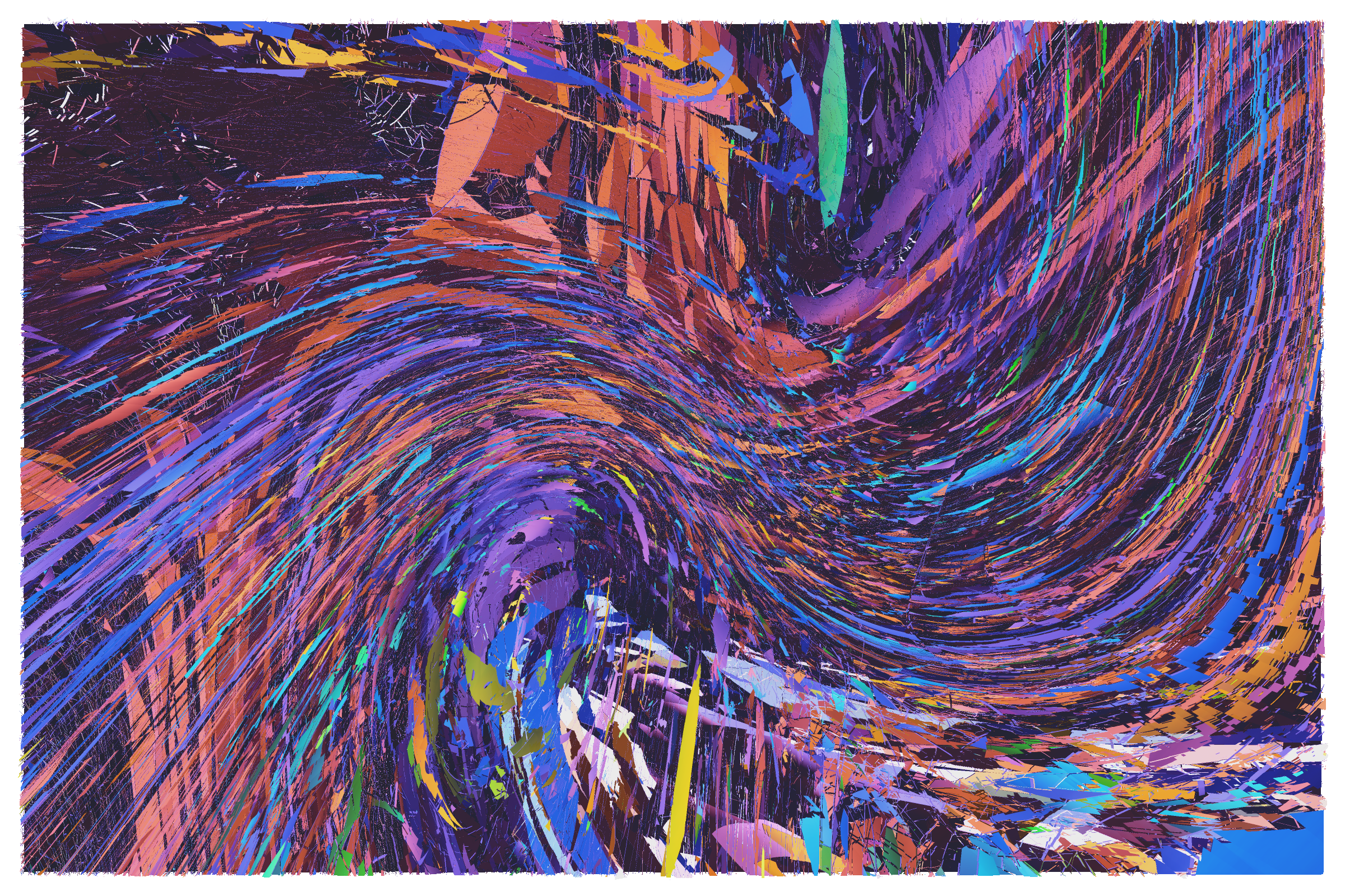 Art Blocks - Art Blocks v2 - Erratic #136 - NFT # 362000136