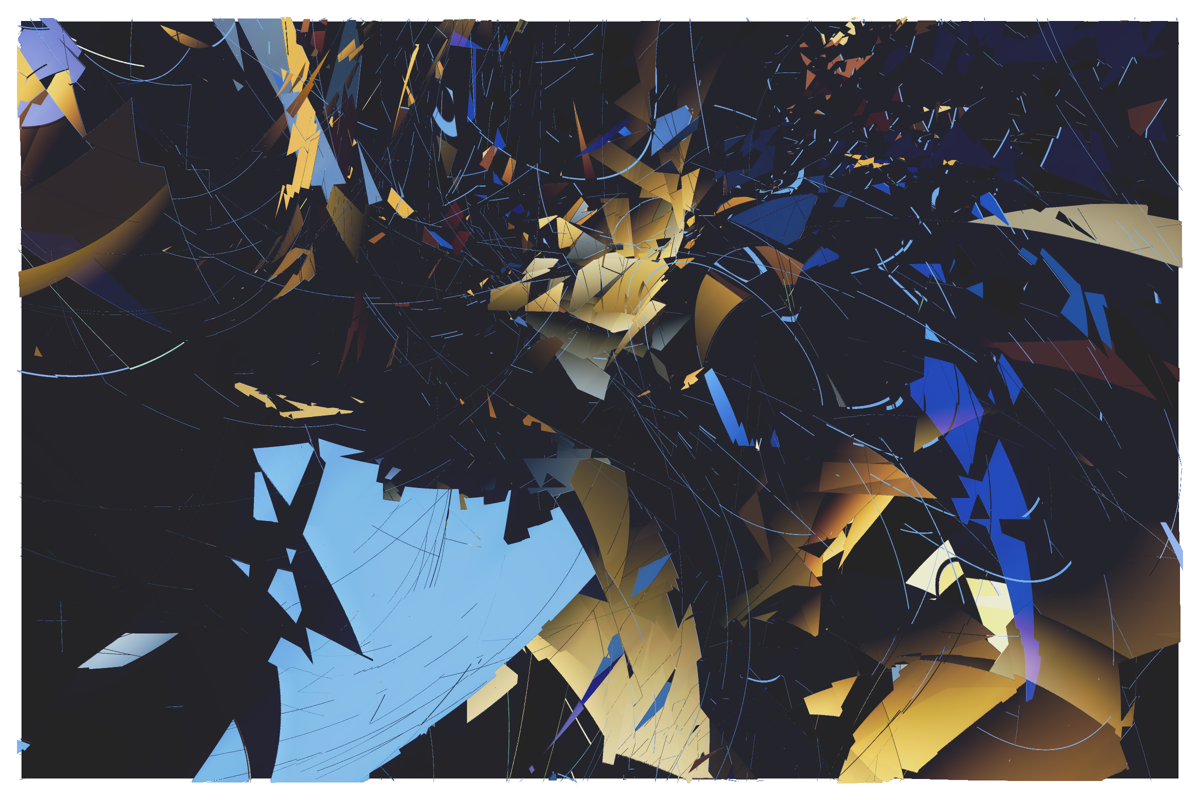 Art Blocks - Art Blocks v2 - Erratic #153 - NFT # 362000153