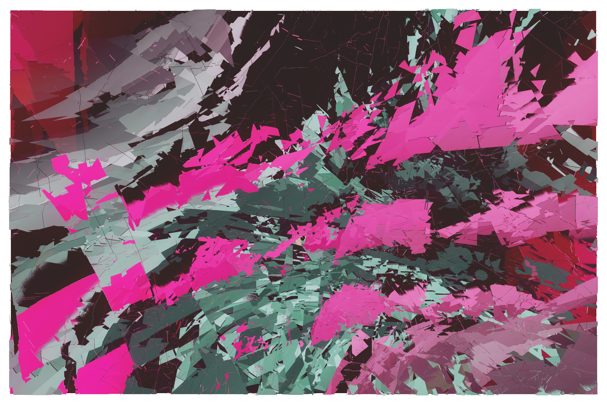 Art Blocks - Art Blocks v2 - Erratic #158 - NFT # 362000158