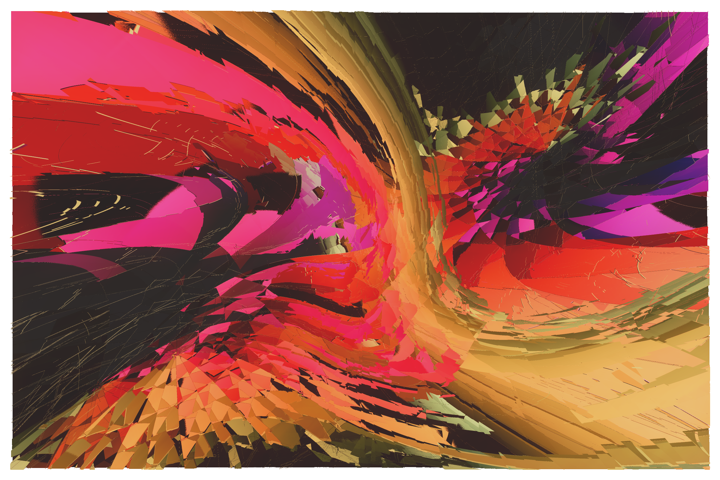 Art Blocks - Art Blocks v2 - Erratic #166 - NFT # 362000166