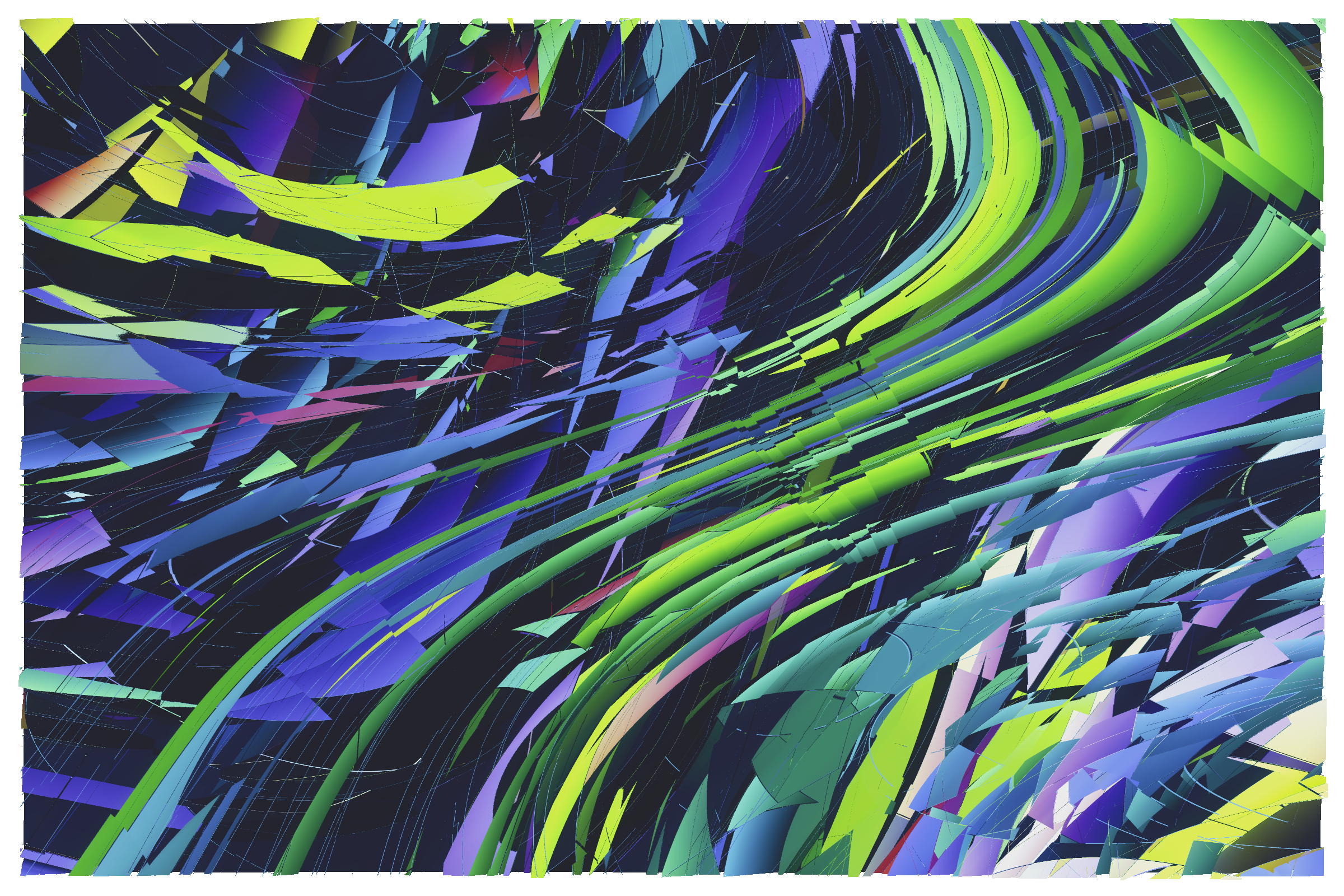 Art Blocks - Art Blocks v2 - Erratic #192 - NFT # 362000192