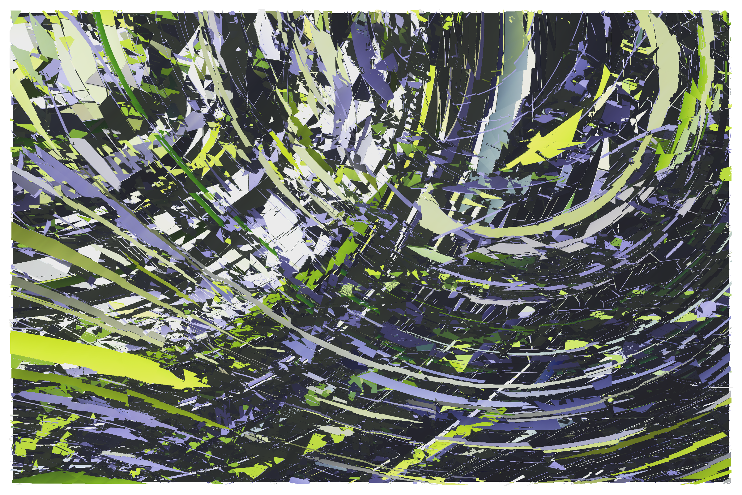 Art Blocks - Art Blocks v2 - Erratic #210 - NFT # 362000210