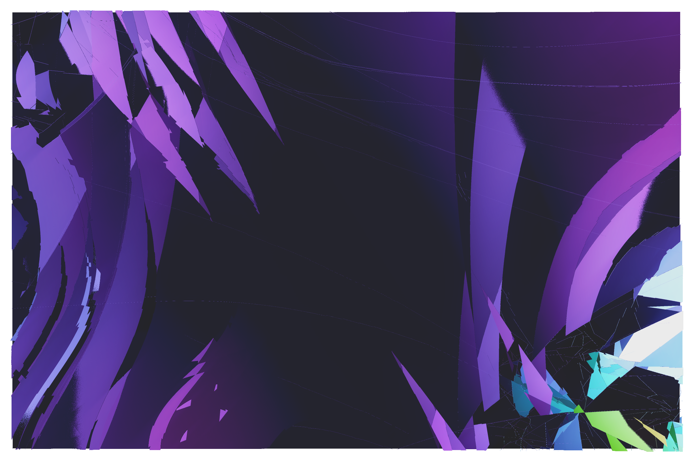 Art Blocks - Art Blocks v2 - Erratic #232 - NFT # 362000232