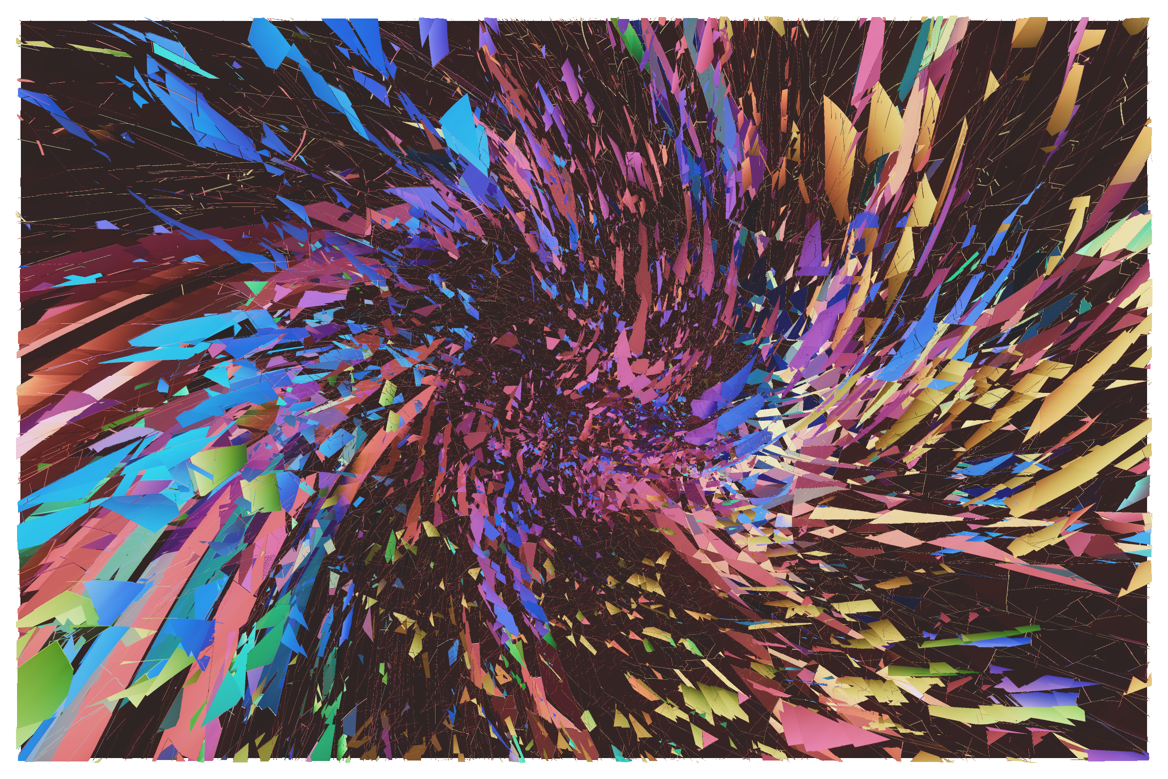 Art Blocks - Art Blocks v2 - Erratic #243 - NFT # 362000243