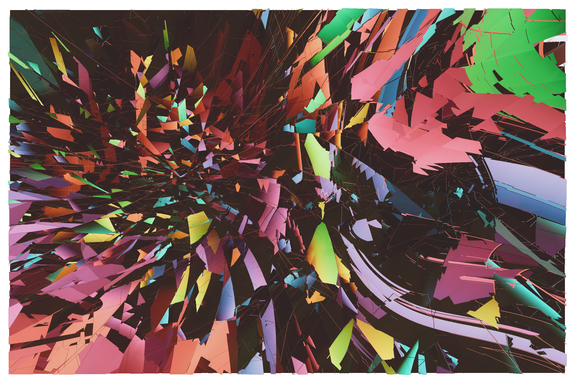 Art Blocks - Art Blocks v2 - Erratic #253 - NFT # 362000253