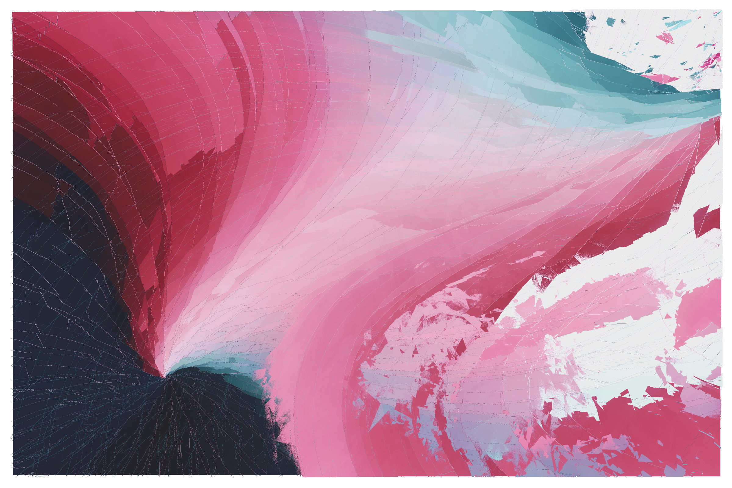 Art Blocks - Art Blocks v2 - Erratic #262 - NFT # 362000262