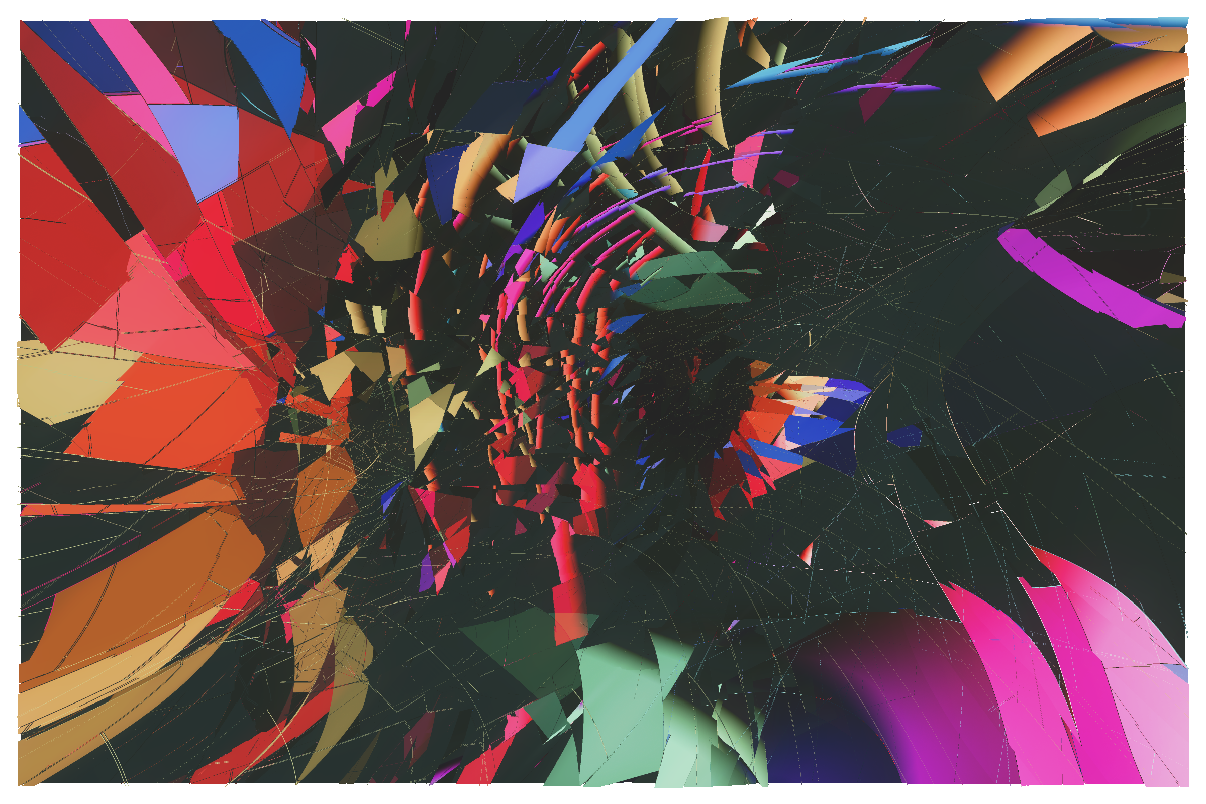 Art Blocks - Art Blocks v2 - Erratic #264 - NFT # 362000264