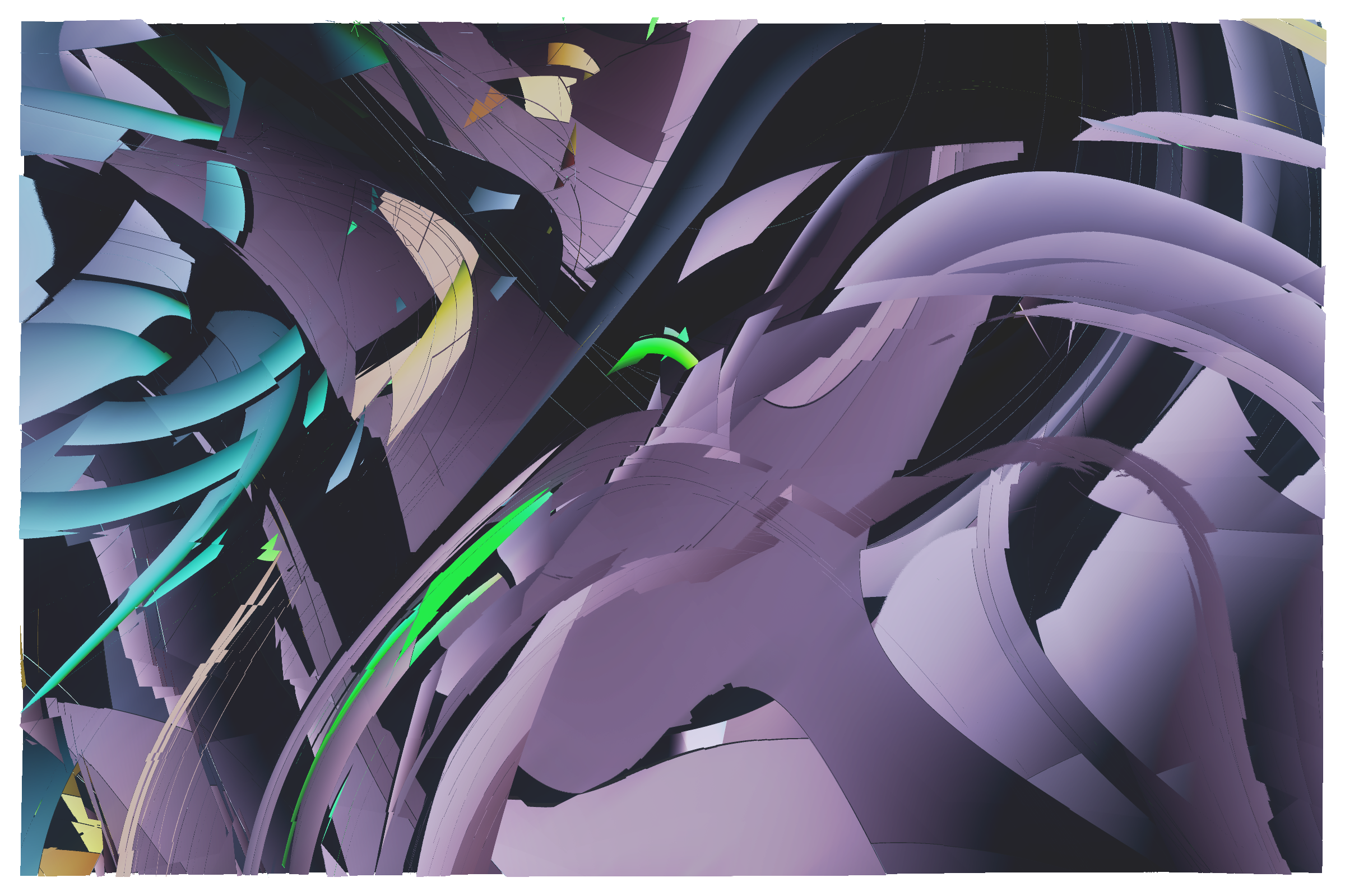 Art Blocks - Art Blocks v2 - Erratic #352 - NFT # 362000352