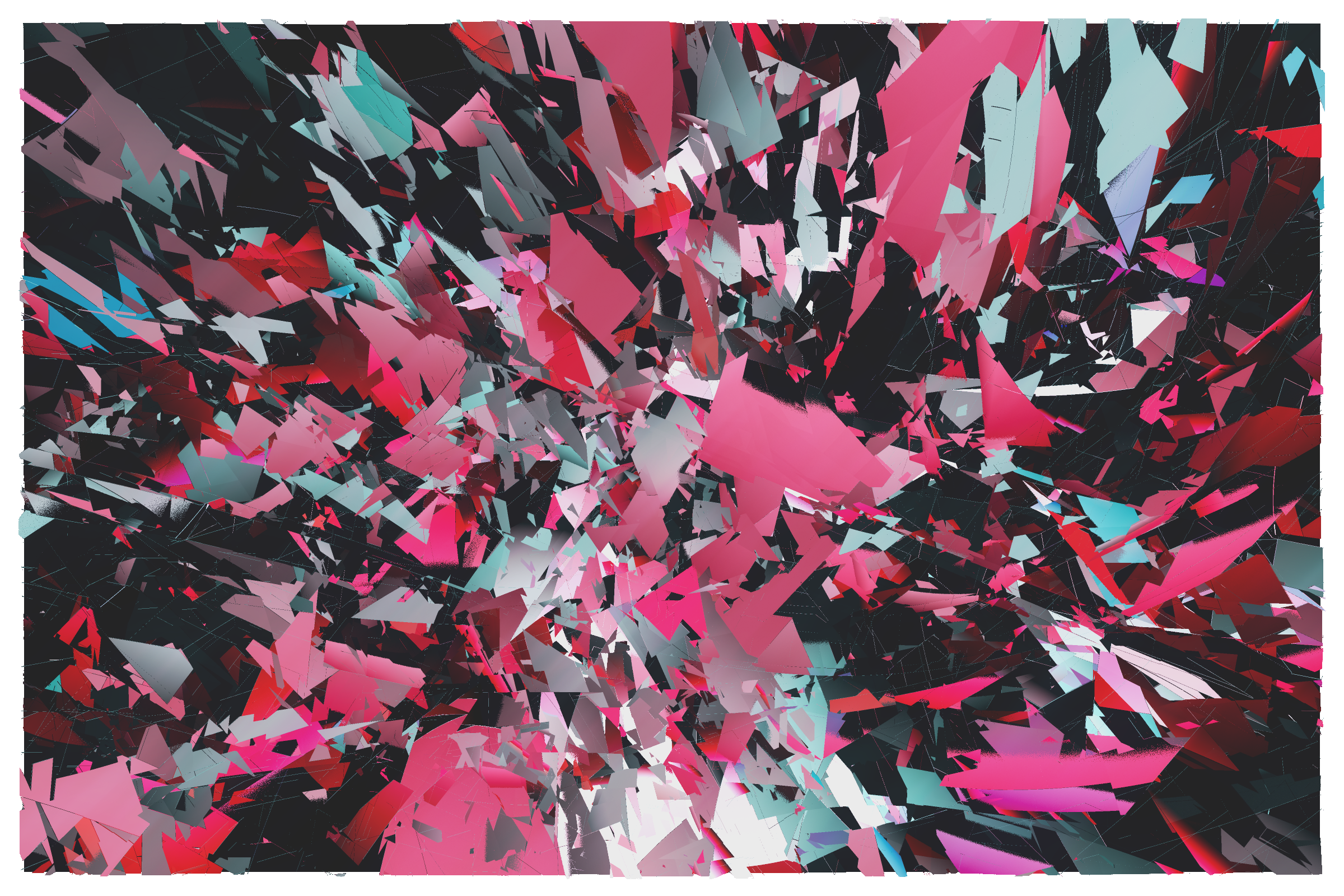 Art Blocks - Art Blocks v2 - Erratic #356 - NFT # 362000356