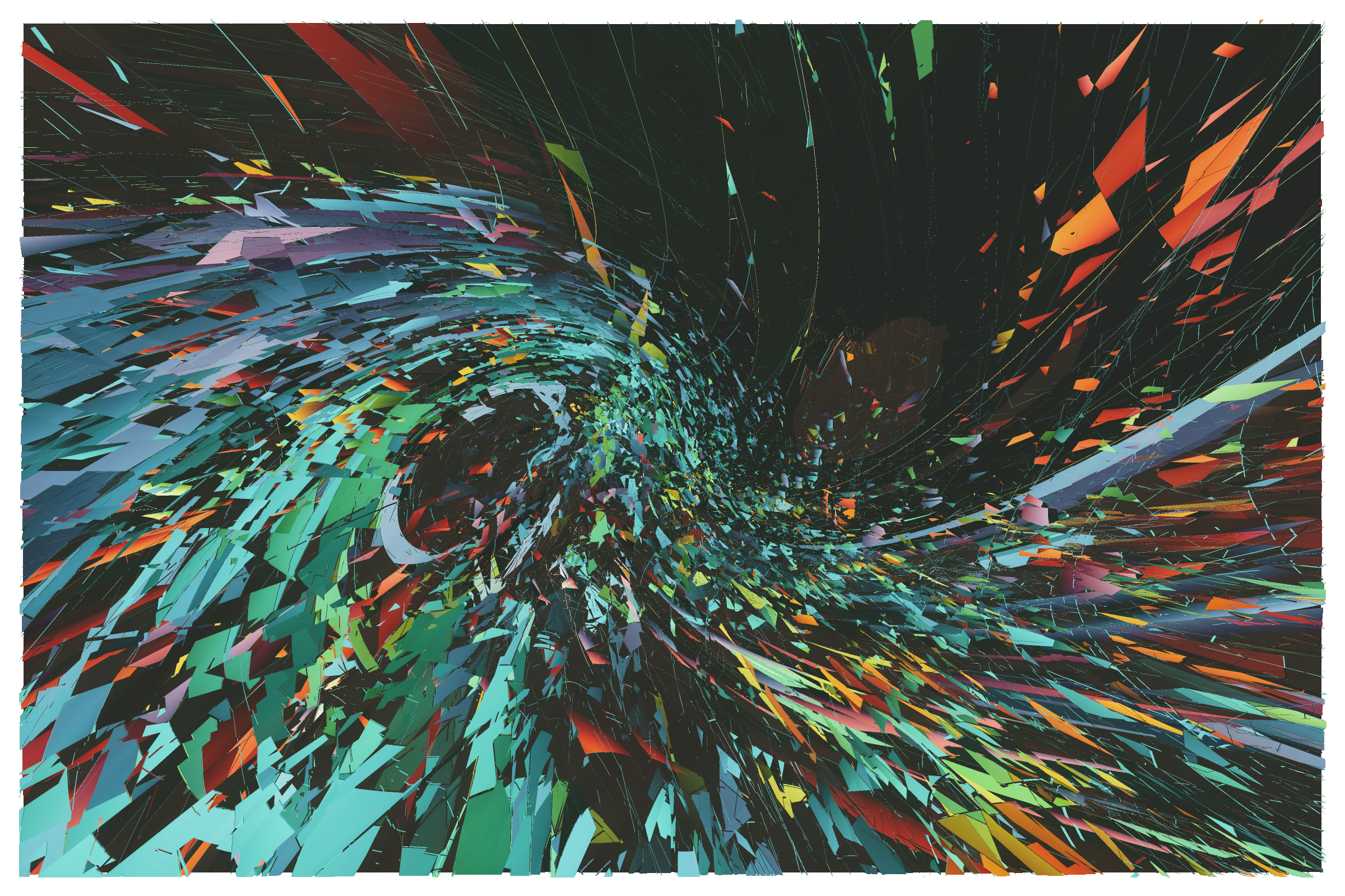 Art Blocks - Art Blocks v2 - Erratic #362 - NFT # 362000362