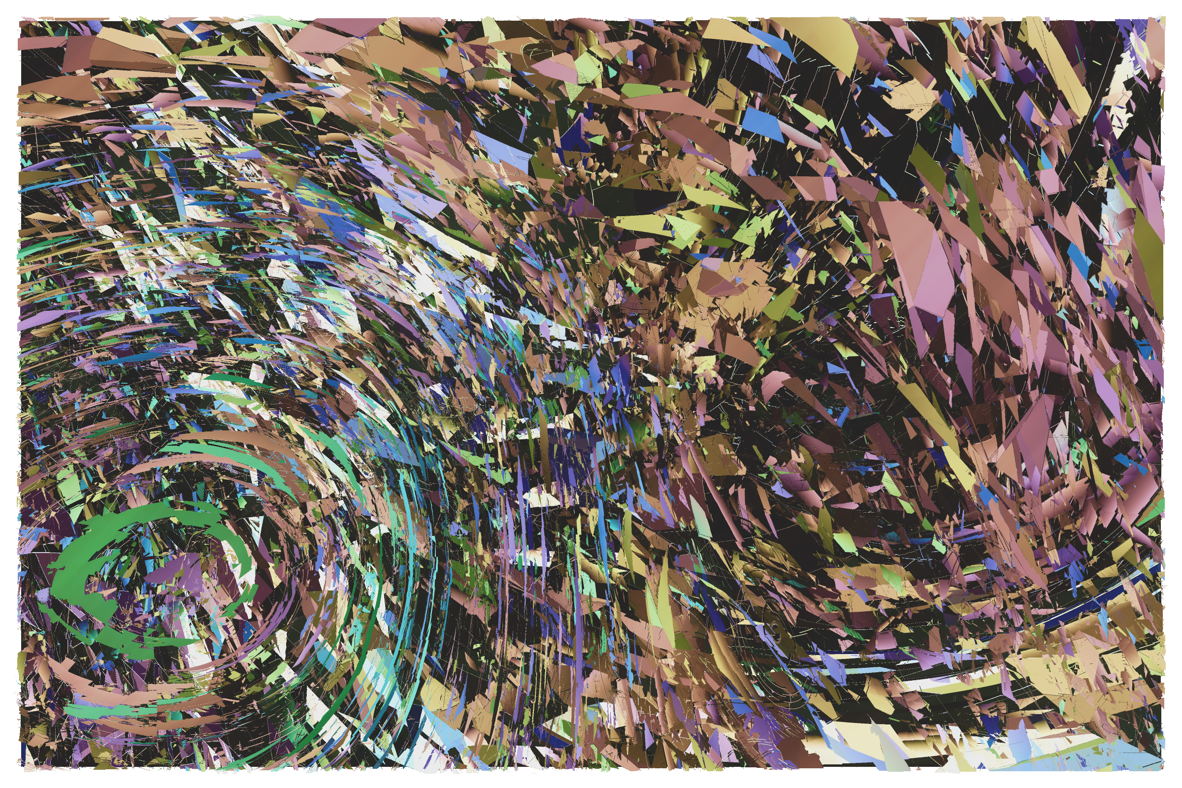 Art Blocks - Art Blocks v2 - Erratic #372 - NFT # 362000372