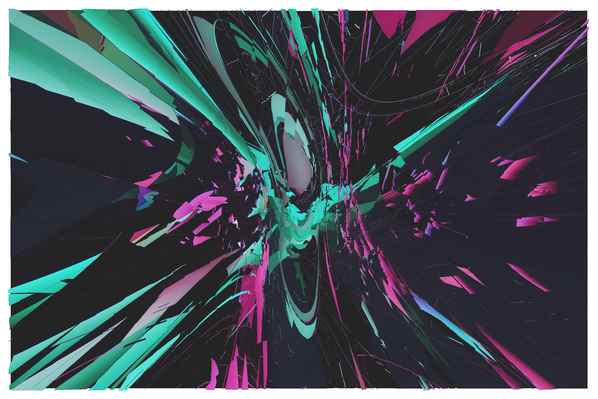 Art Blocks - Art Blocks v2 - Erratic #381 - NFT # 362000381