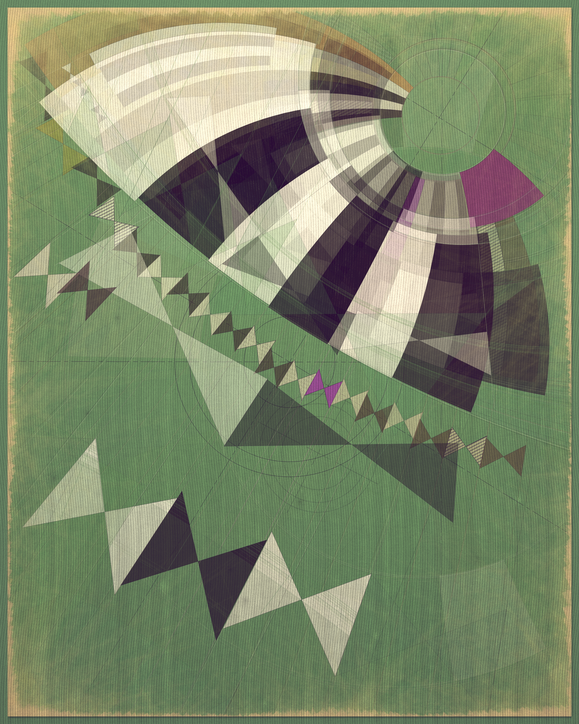 Art Blocks - Art Blocks v2 - Fontana #12 - NFT # 367000012