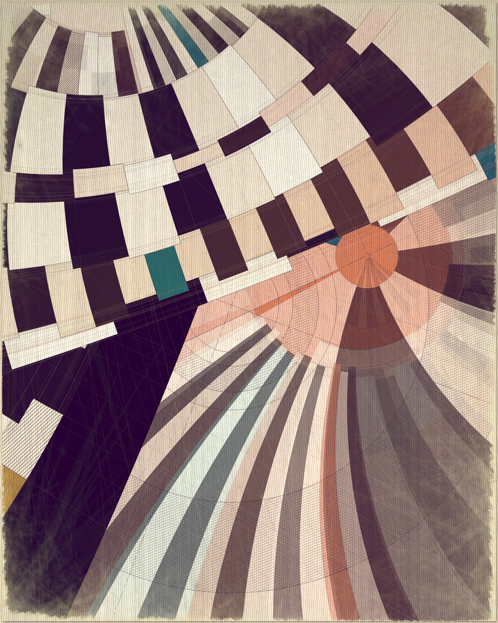 Art Blocks - Art Blocks v2 - Fontana #21 - NFT # 367000021