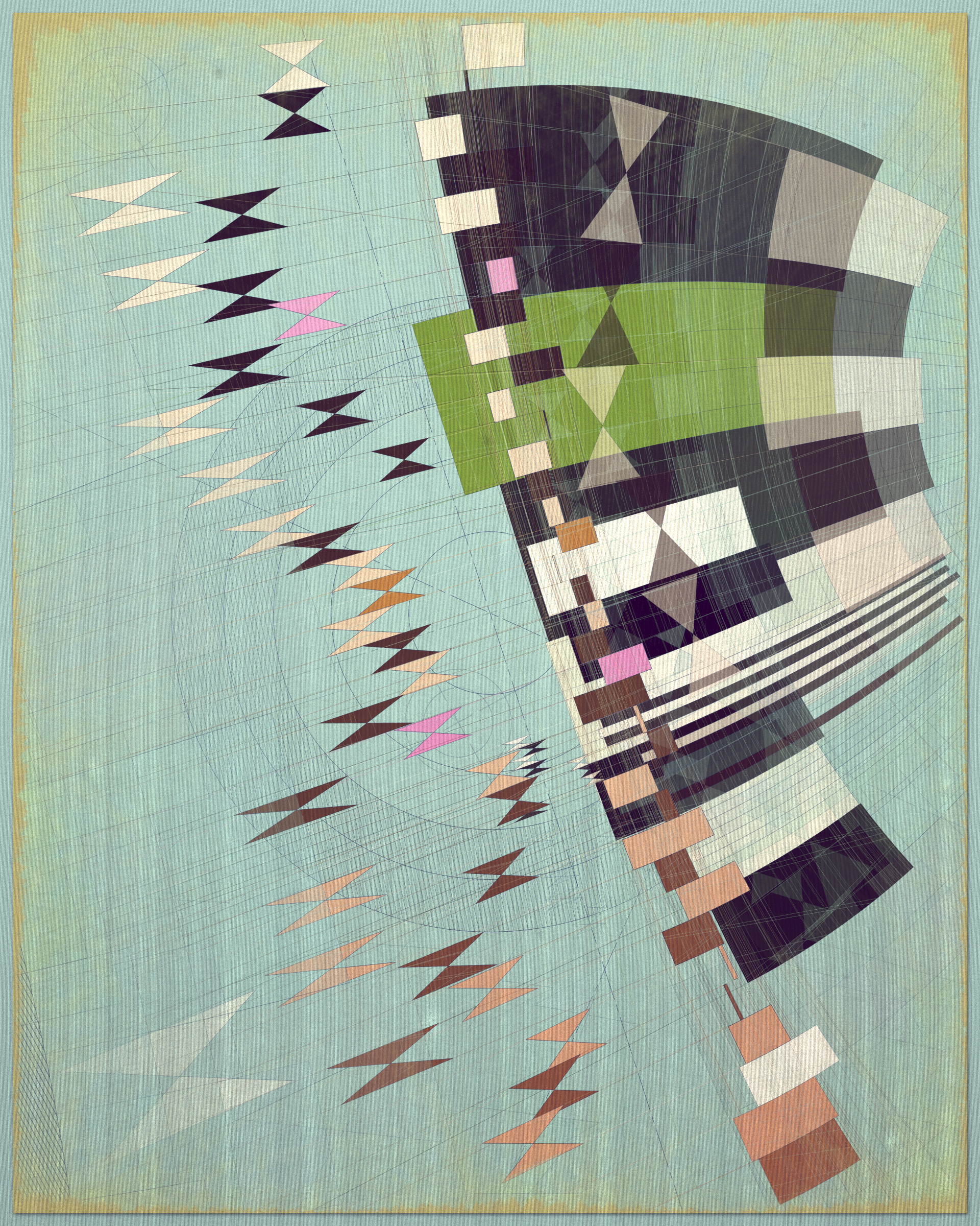 Art Blocks - Art Blocks v2 - Fontana #30 - NFT # 367000030