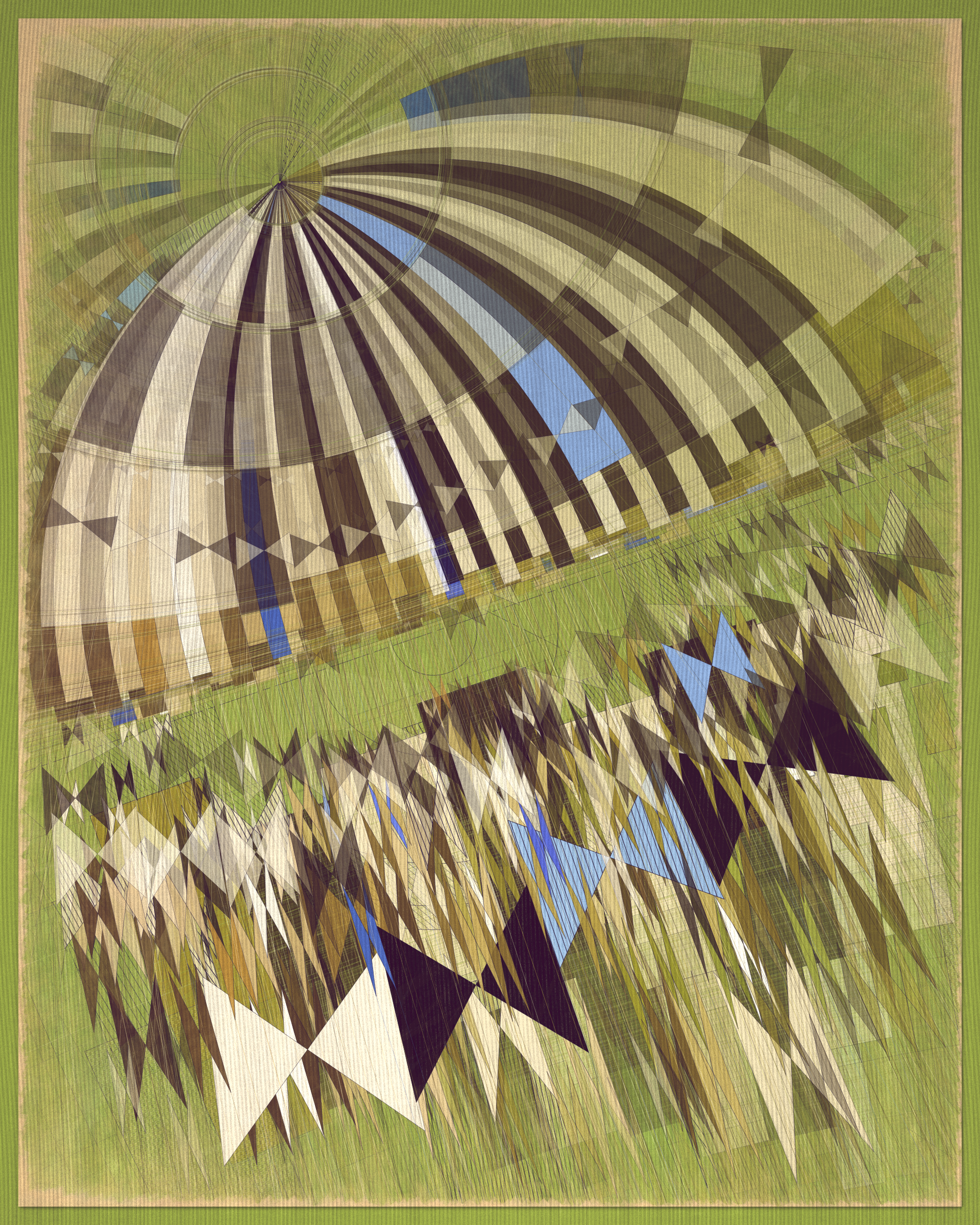 Art Blocks - Art Blocks v2 - Fontana #43 - NFT # 367000043