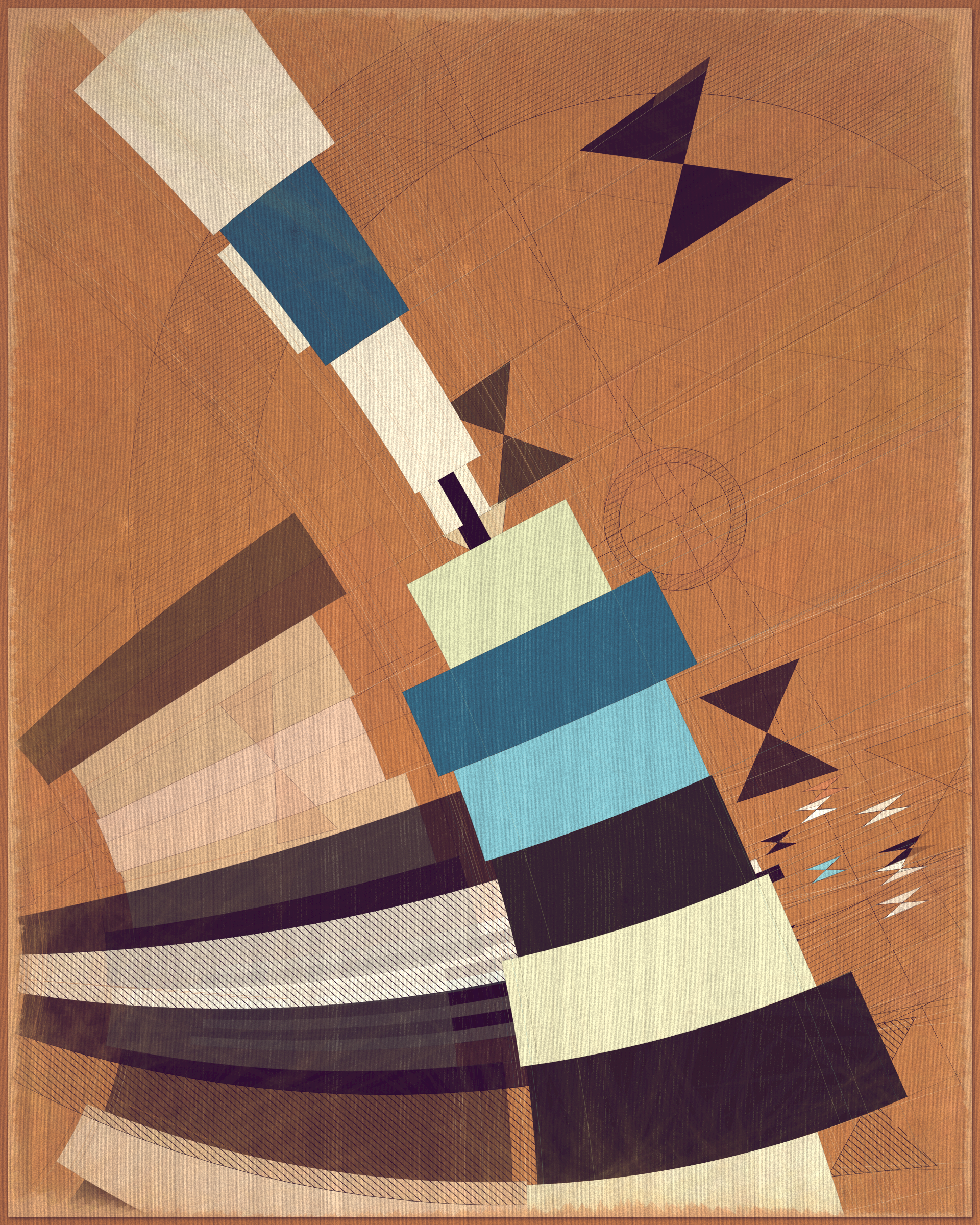 Art Blocks - Art Blocks v2 - Fontana #44 - NFT # 367000044