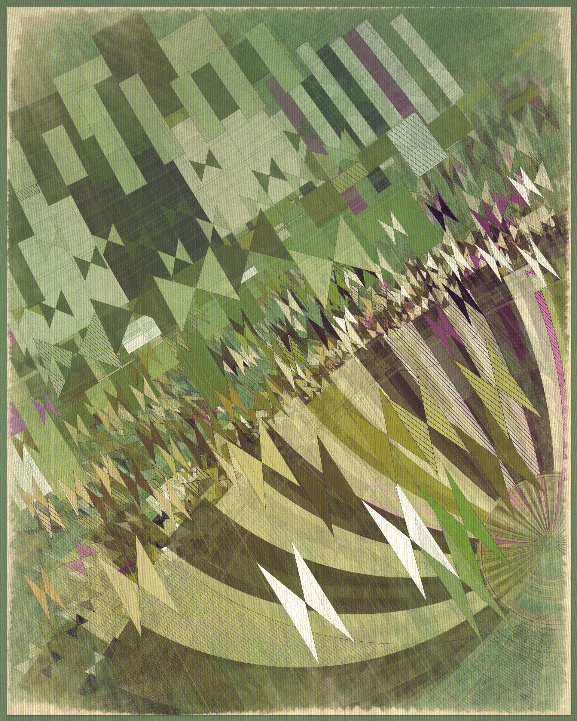 Art Blocks - Art Blocks v2 - Fontana #65 - NFT # 367000065