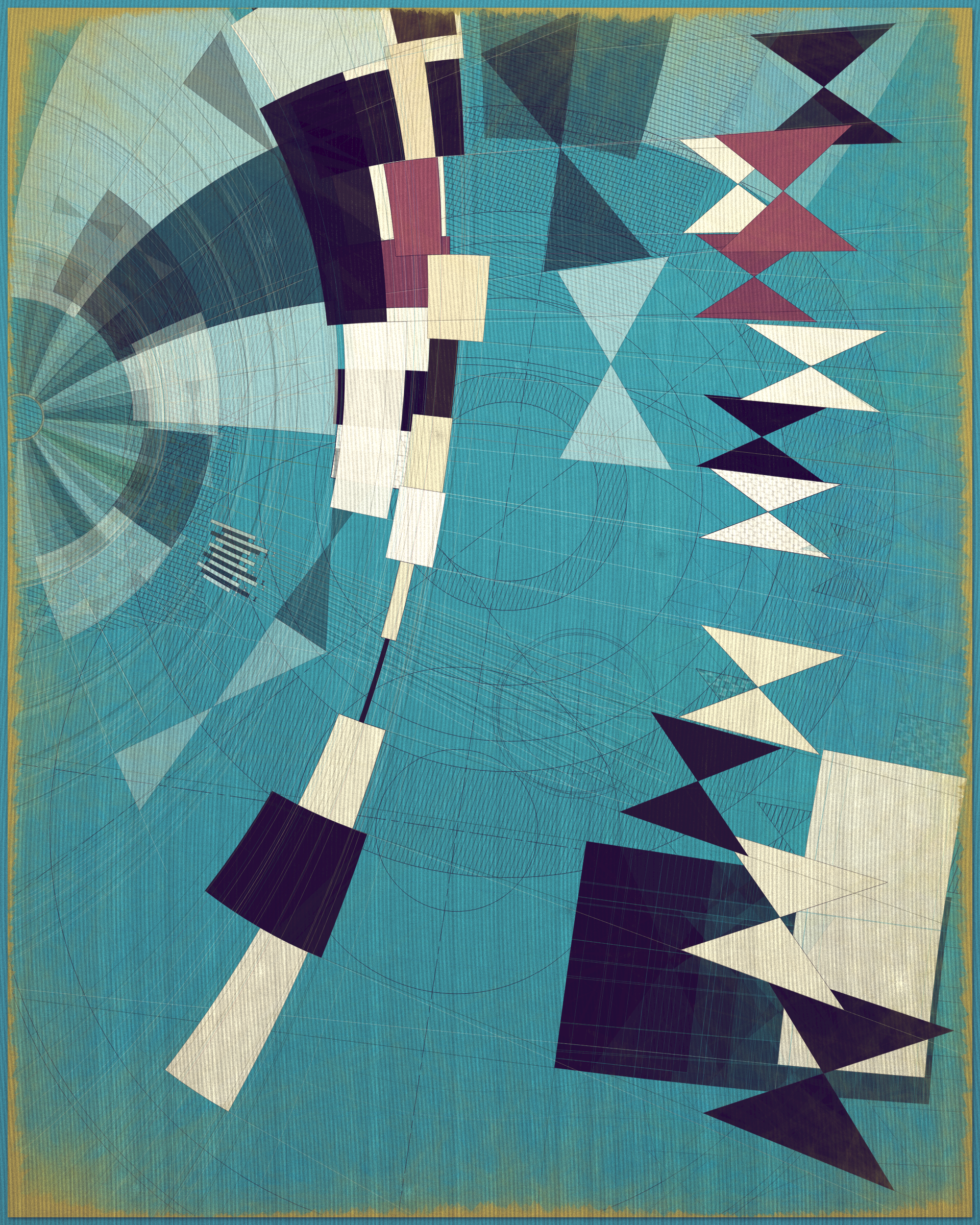 Art Blocks - Art Blocks v2 - Fontana #66 - NFT # 367000066