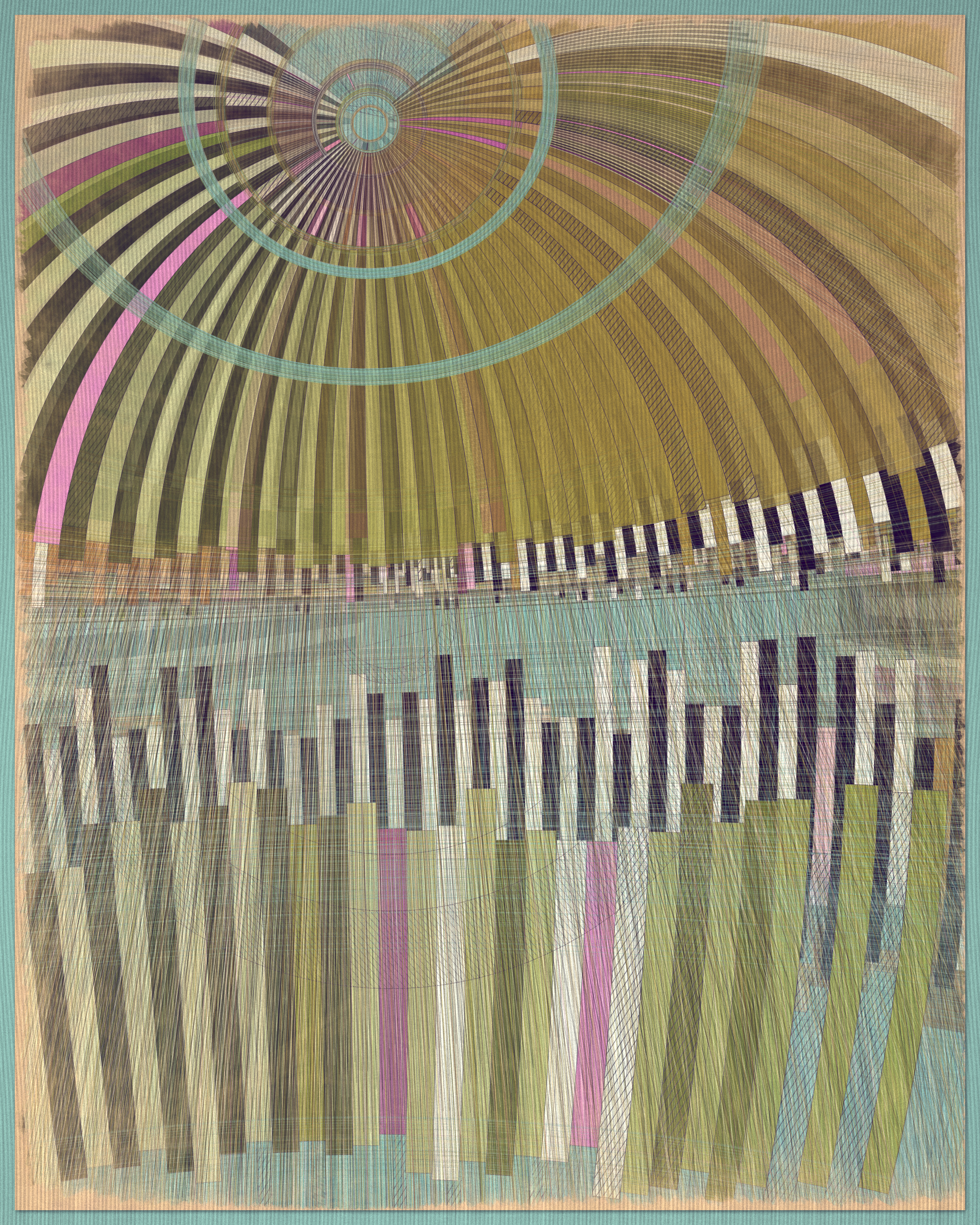 Art Blocks - Art Blocks v2 - Fontana #67 - NFT # 367000067