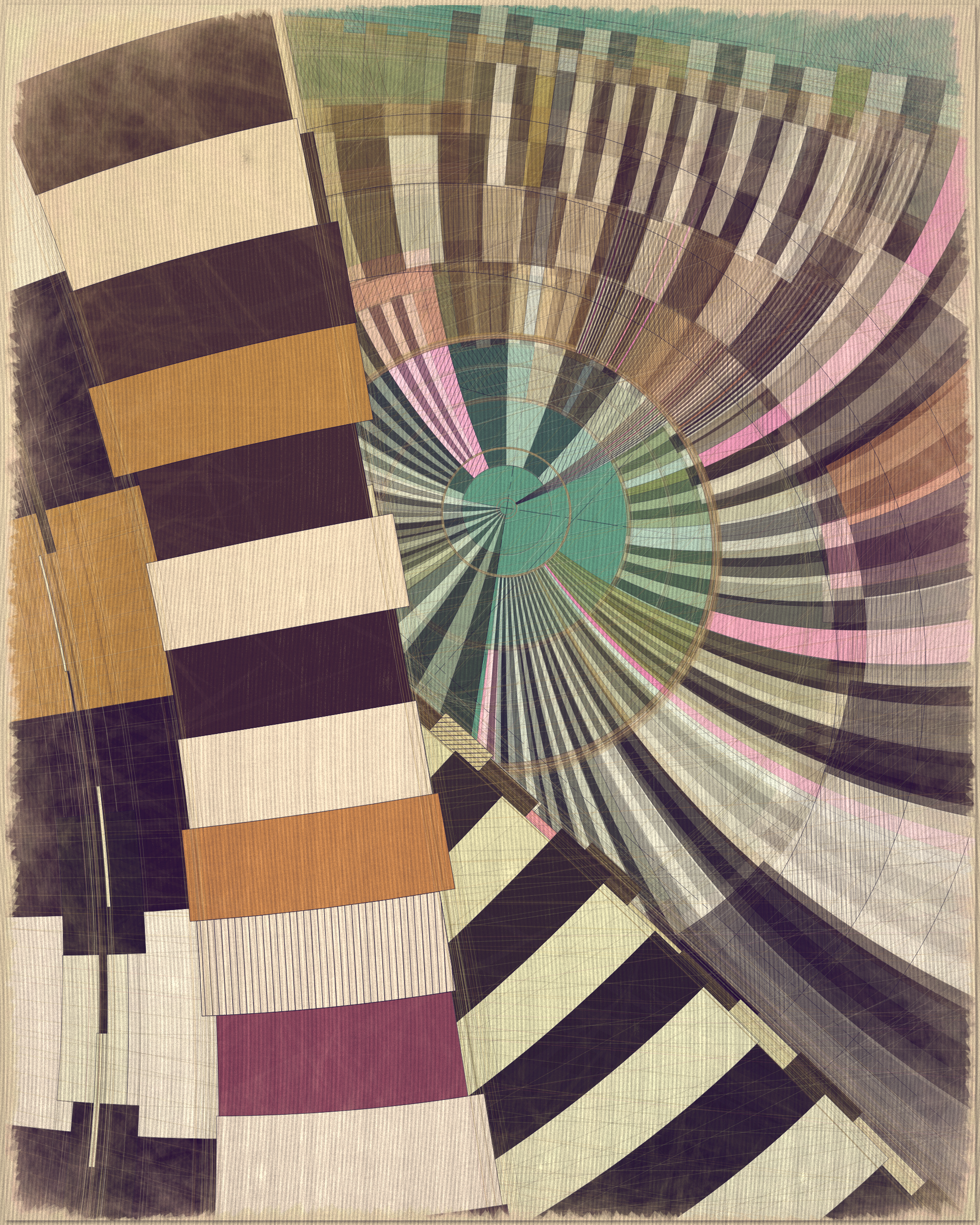 Art Blocks - Art Blocks v2 - Fontana #68 - NFT # 367000068