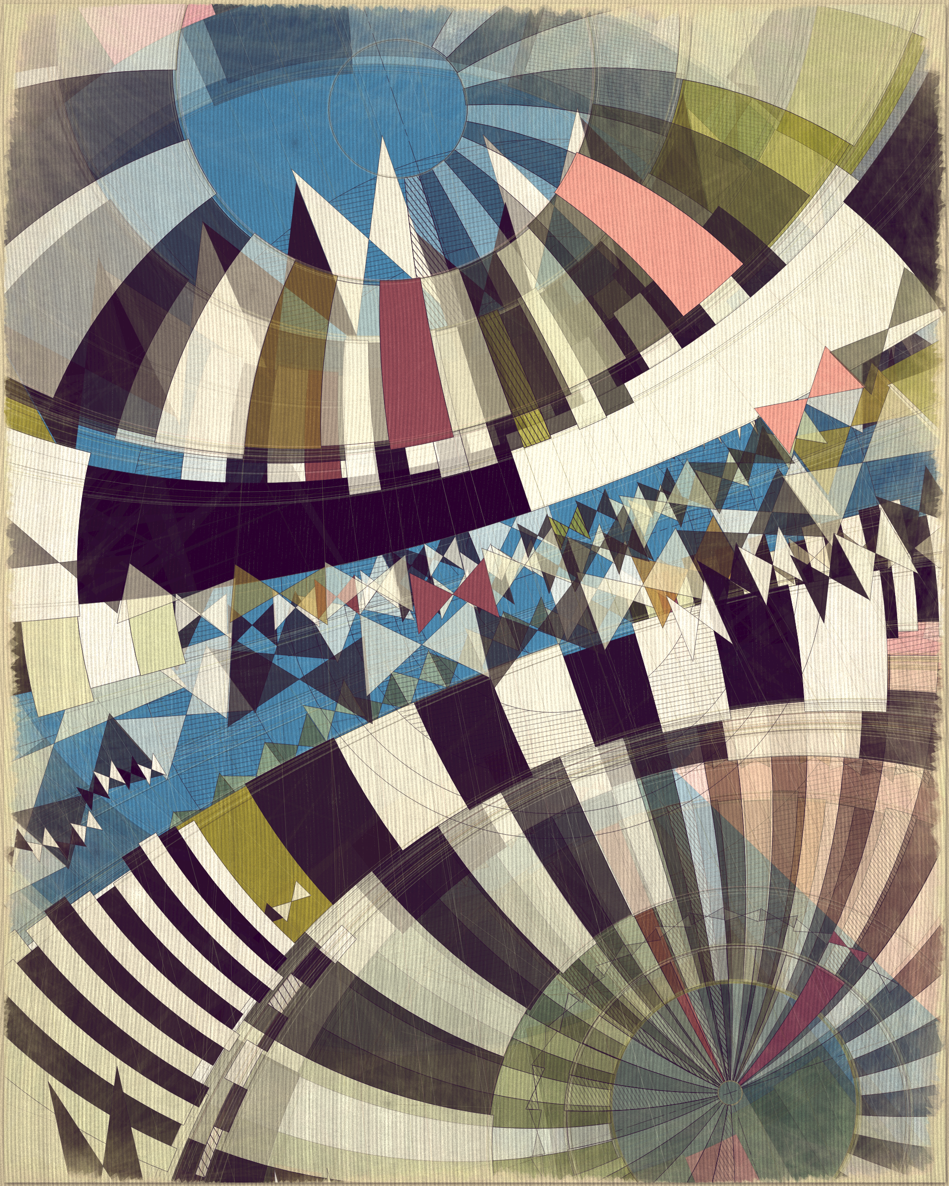 Art Blocks - Art Blocks v2 - Fontana #73 - NFT # 367000073