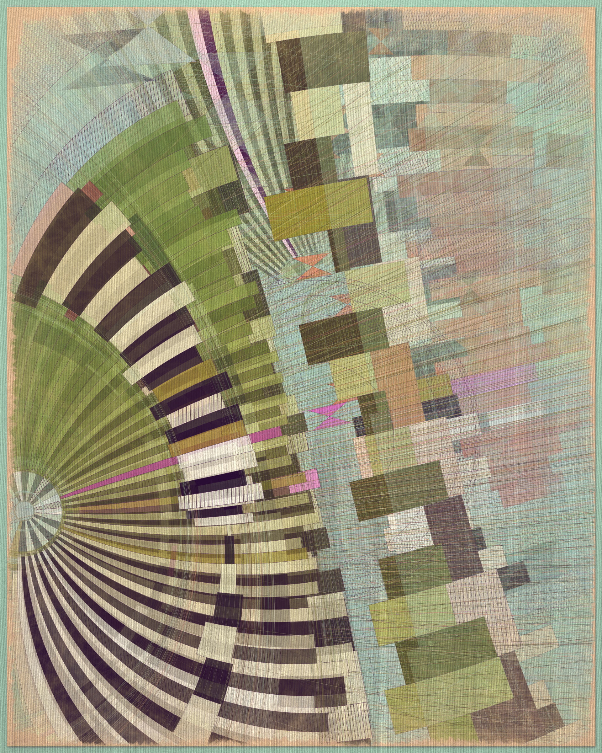 Art Blocks - Art Blocks v2 - Fontana #110 - NFT # 367000110