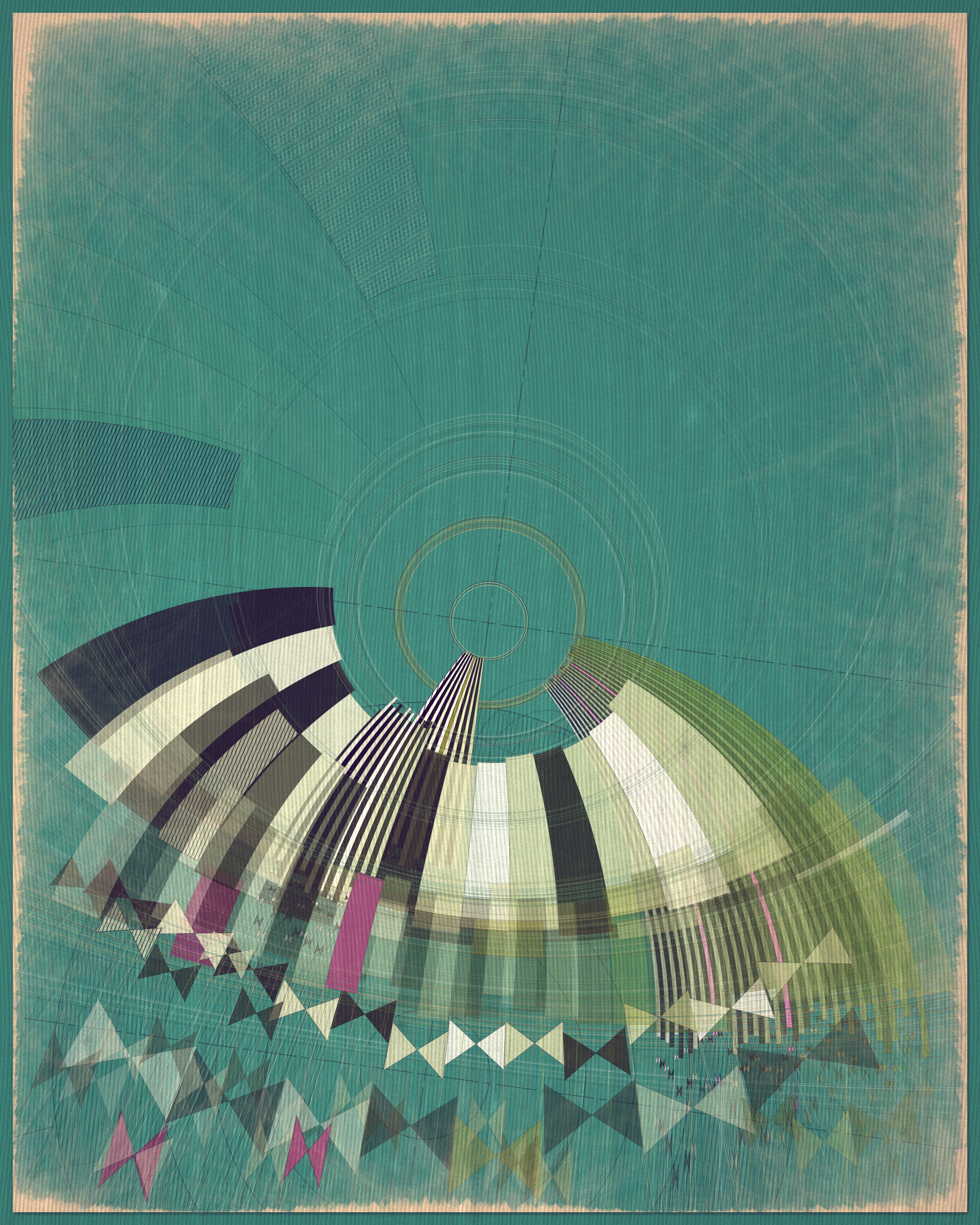 Art Blocks - Art Blocks v2 - Fontana #113 - NFT # 367000113