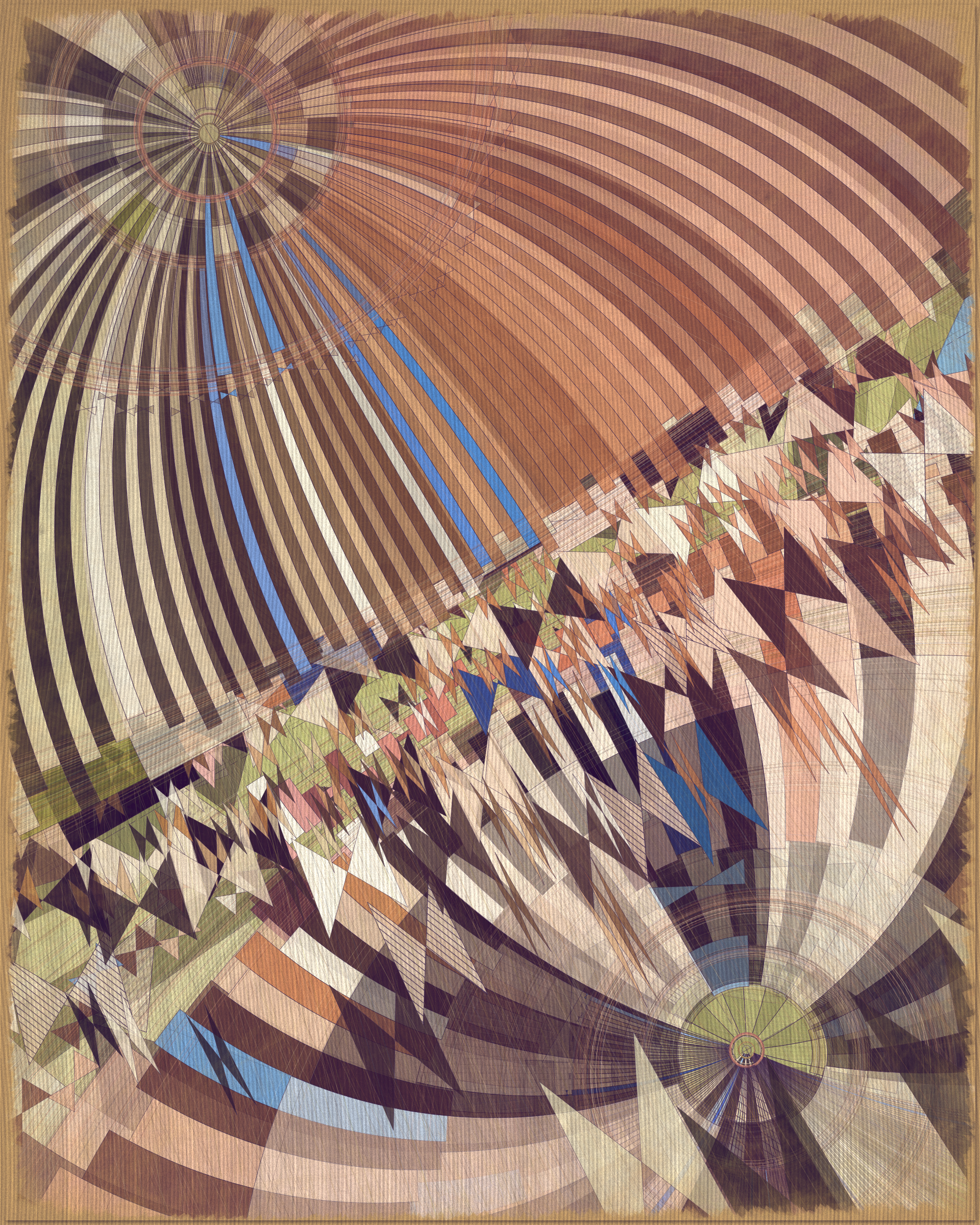 Art Blocks - Art Blocks v2 - Fontana #120 - NFT # 367000120