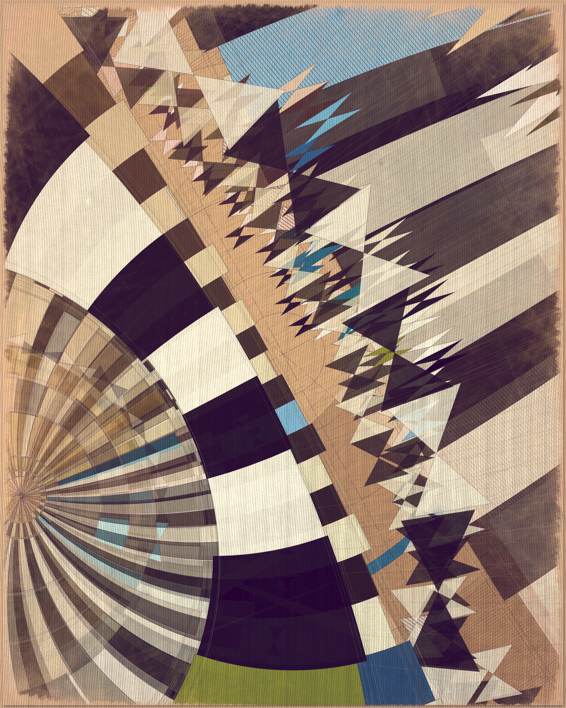 Art Blocks - Art Blocks v2 - Fontana #136 - NFT # 367000136