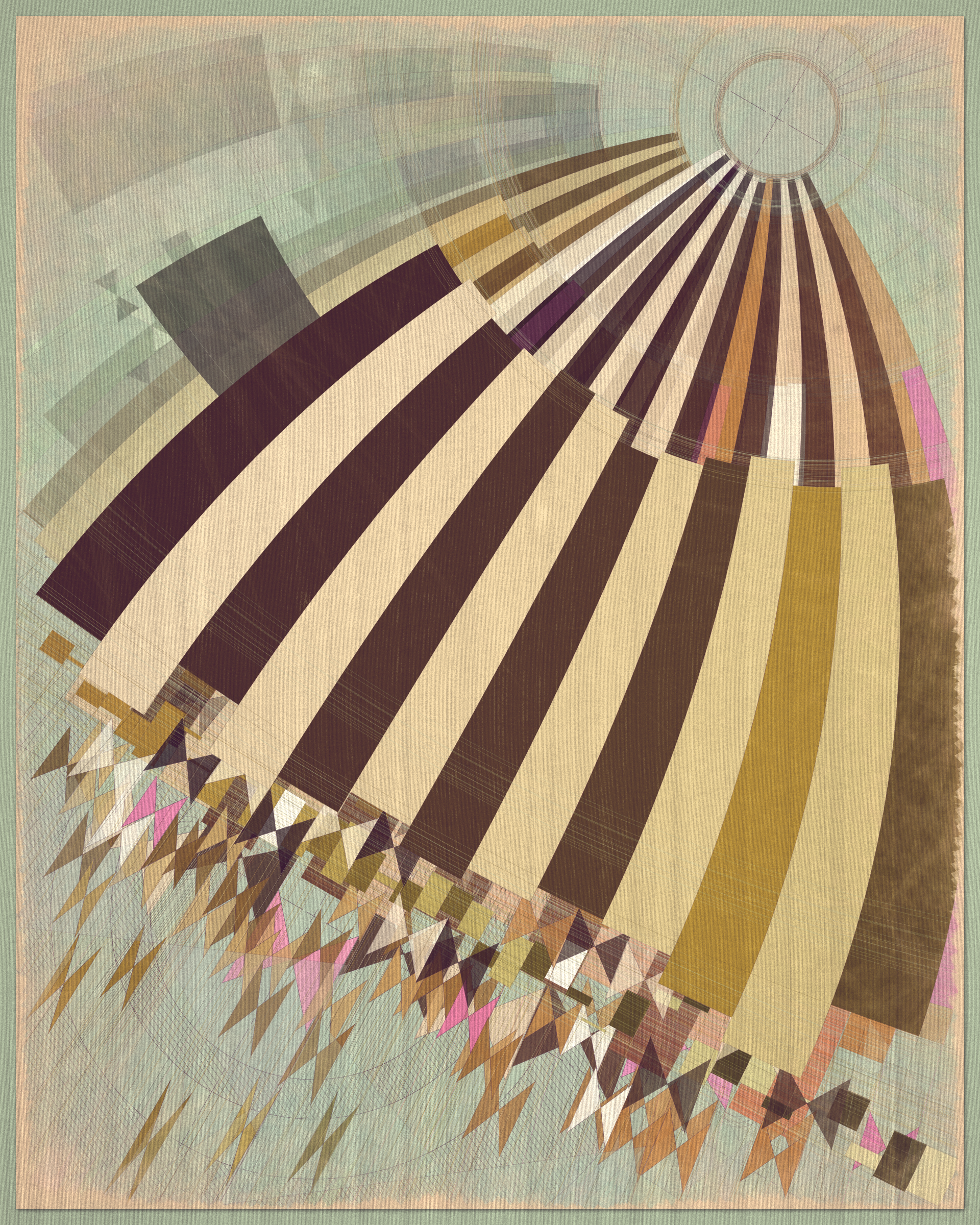 Art Blocks - Art Blocks v2 - Fontana #138 - NFT # 367000138