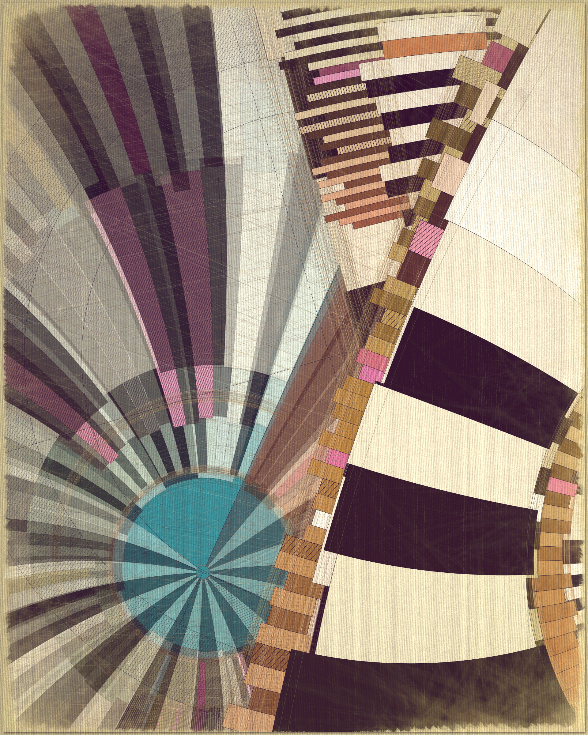 Art Blocks - Art Blocks v2 - Fontana #147 - NFT # 367000147