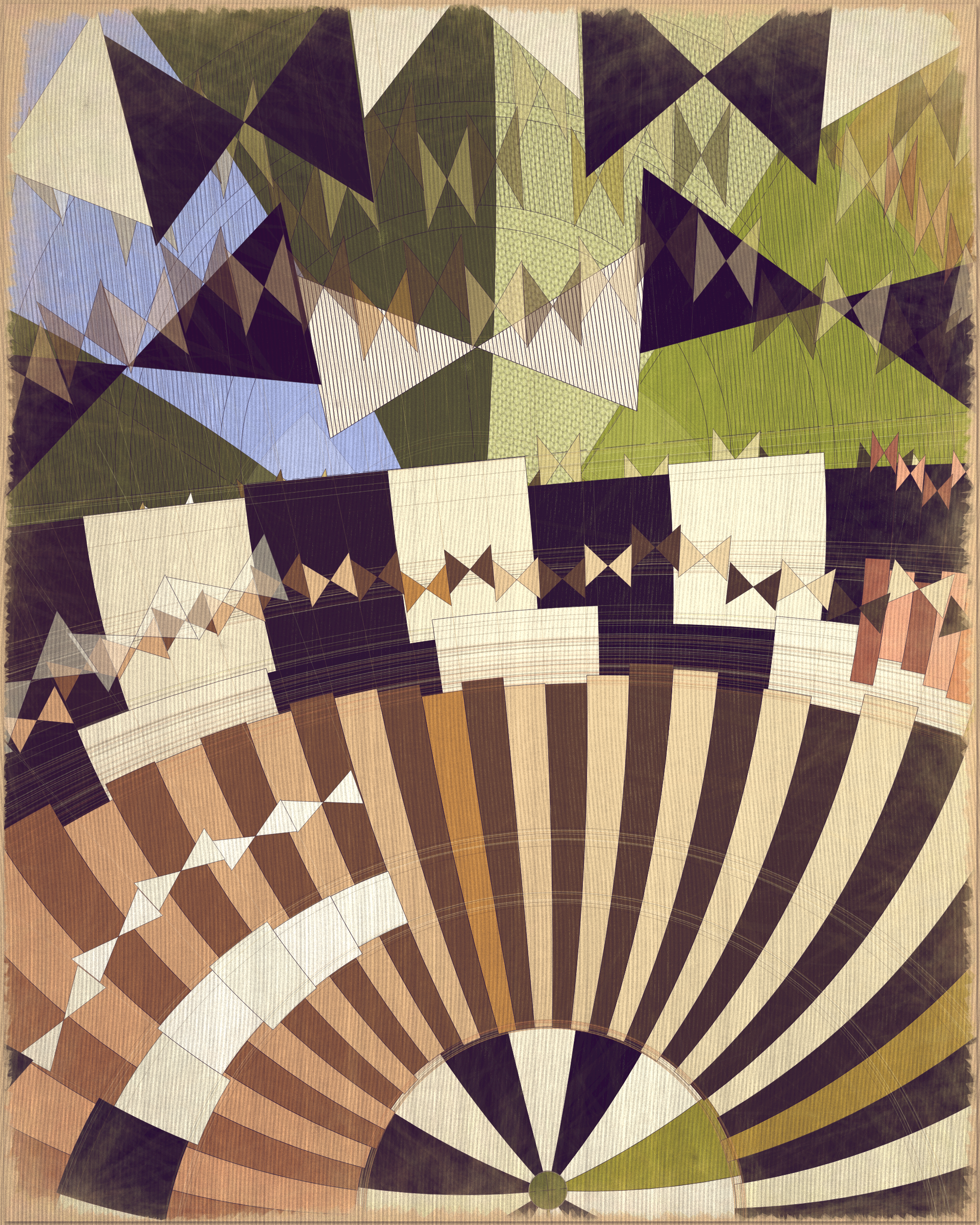 Art Blocks - Art Blocks v2 - Fontana #148 - NFT # 367000148