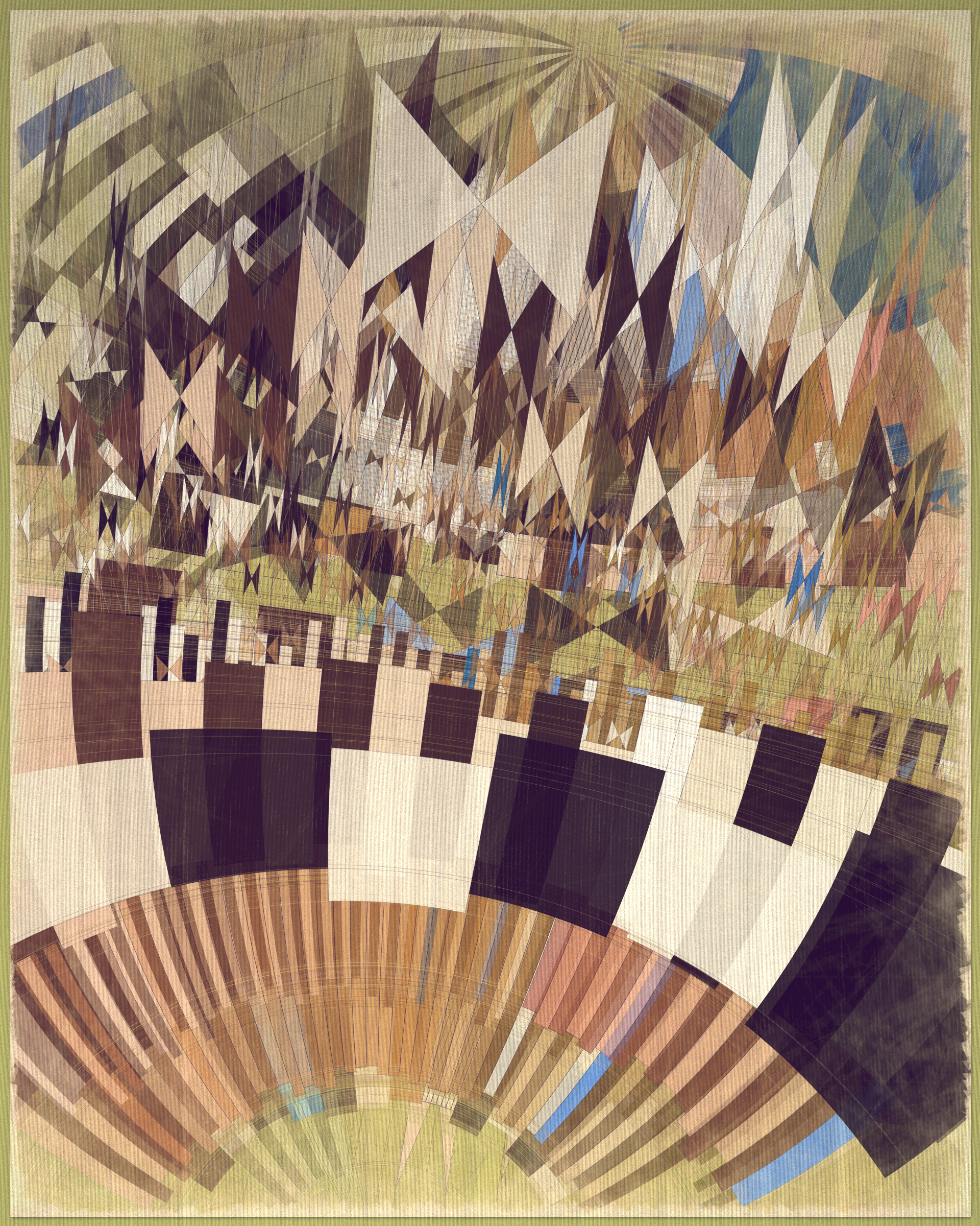 Art Blocks - Art Blocks v2 - Fontana #150 - NFT # 367000150