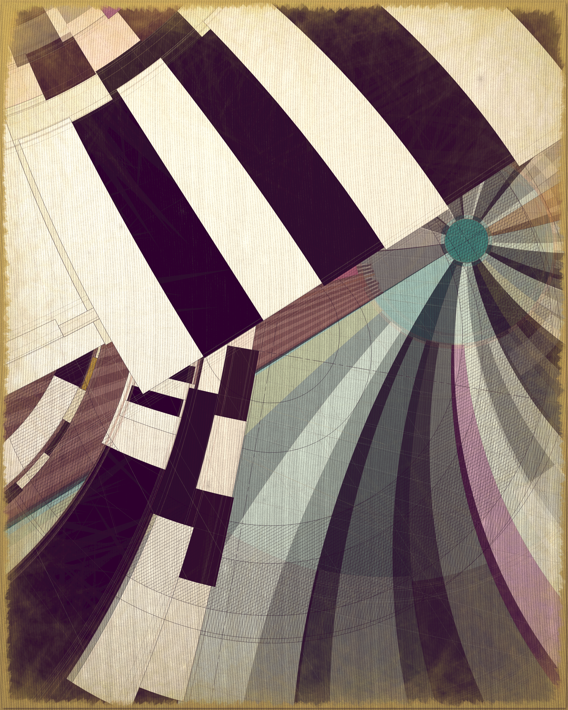 Art Blocks - Art Blocks v2 - Fontana #156 - NFT # 367000156