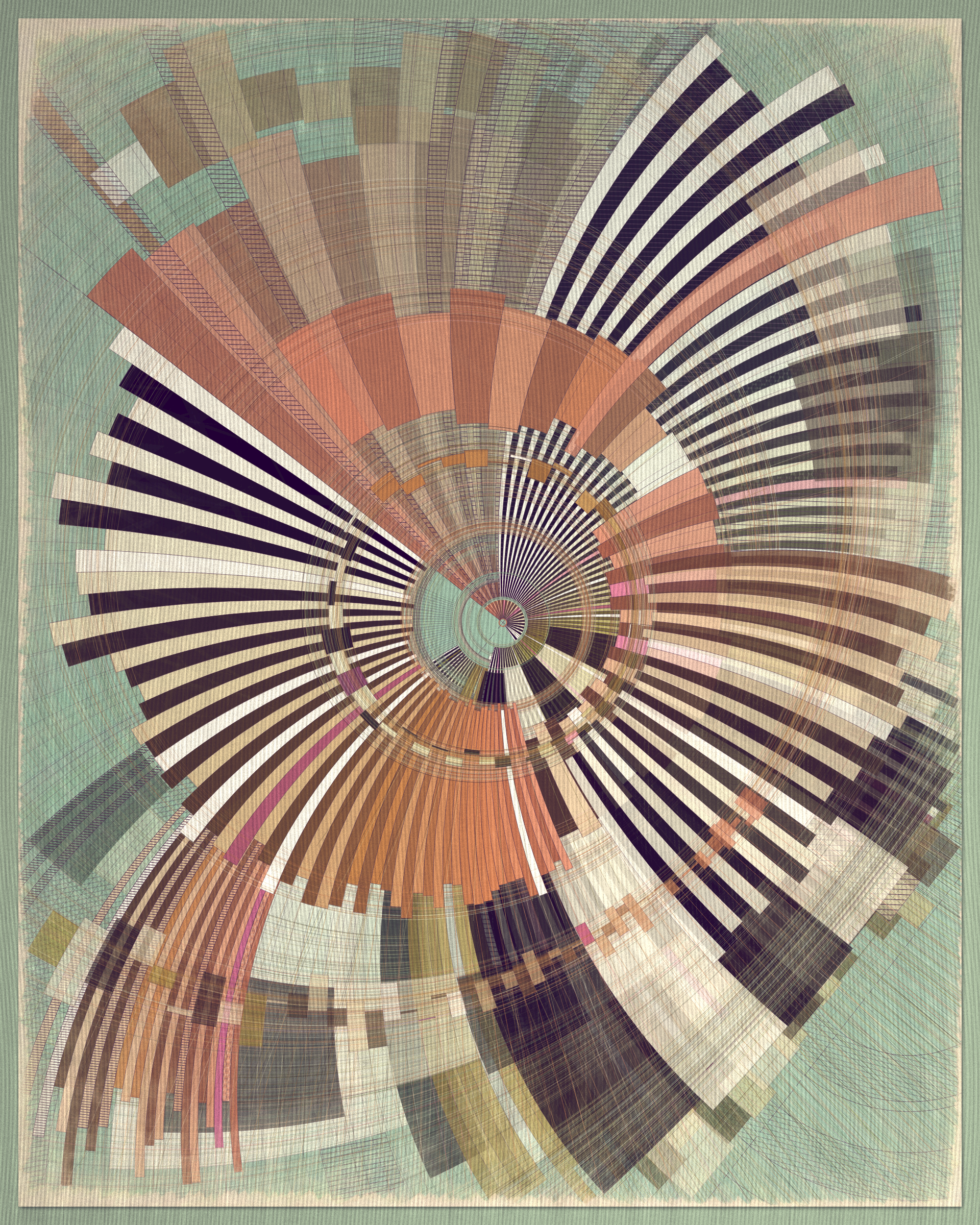 Art Blocks - Art Blocks v2 - Fontana #158 - NFT # 367000158