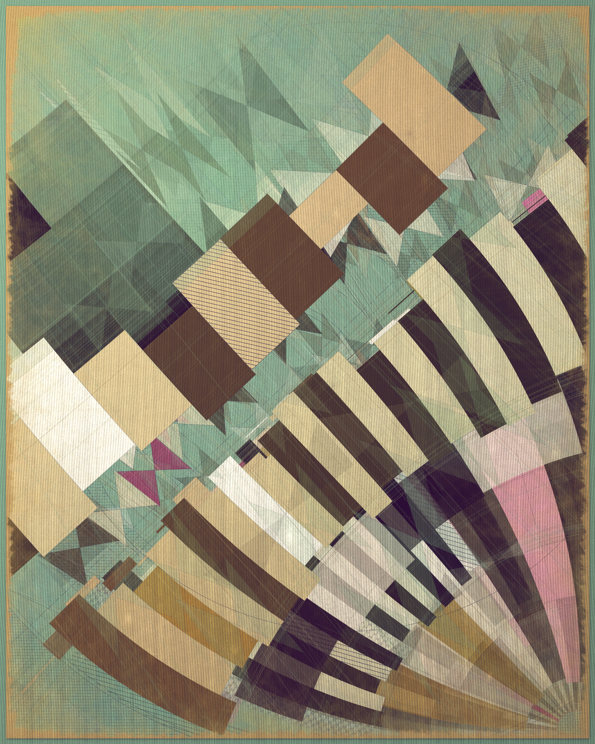 Art Blocks - Art Blocks v2 - Fontana #165 - NFT # 367000165