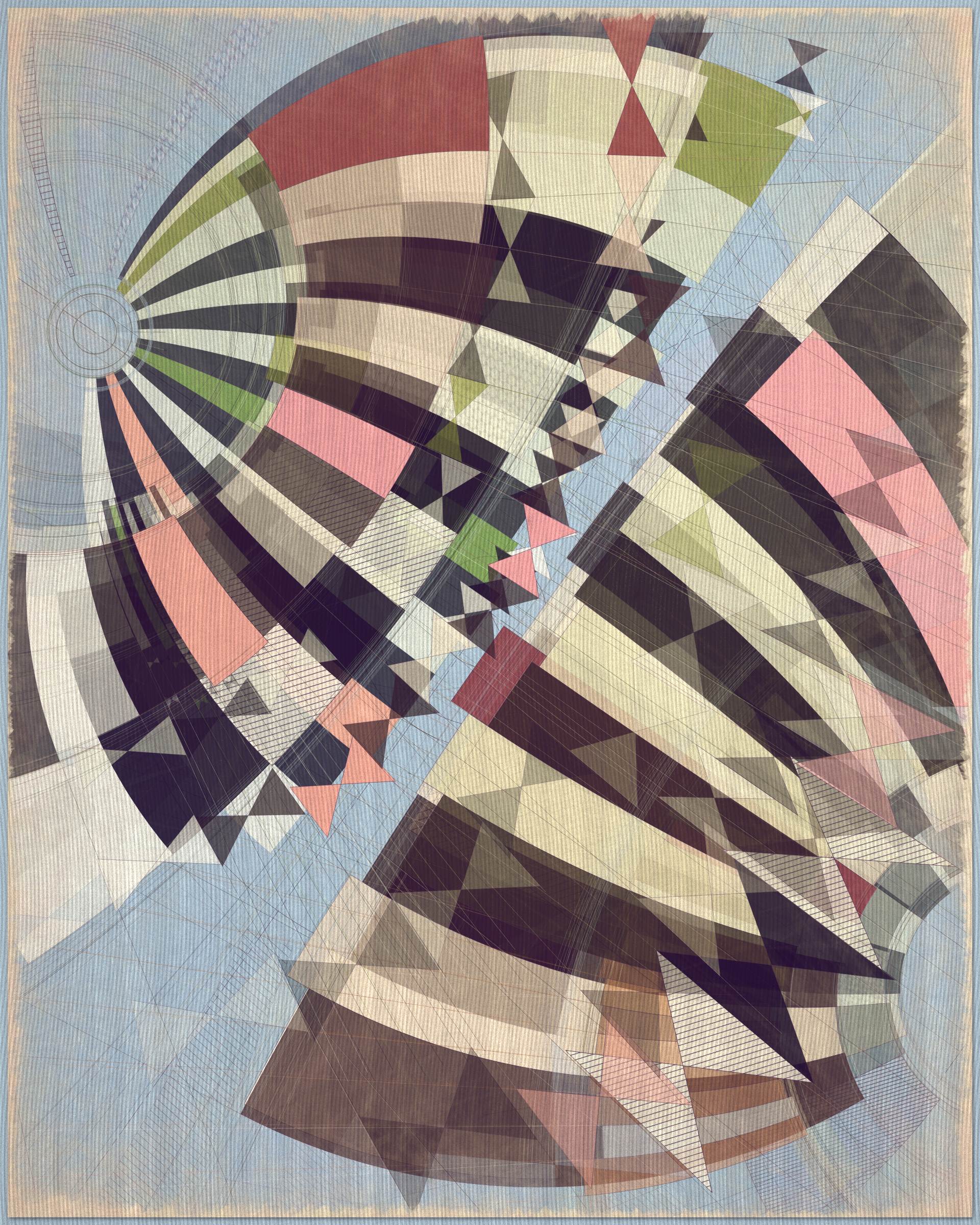 Art Blocks - Art Blocks v2 - Fontana #166 - NFT # 367000166