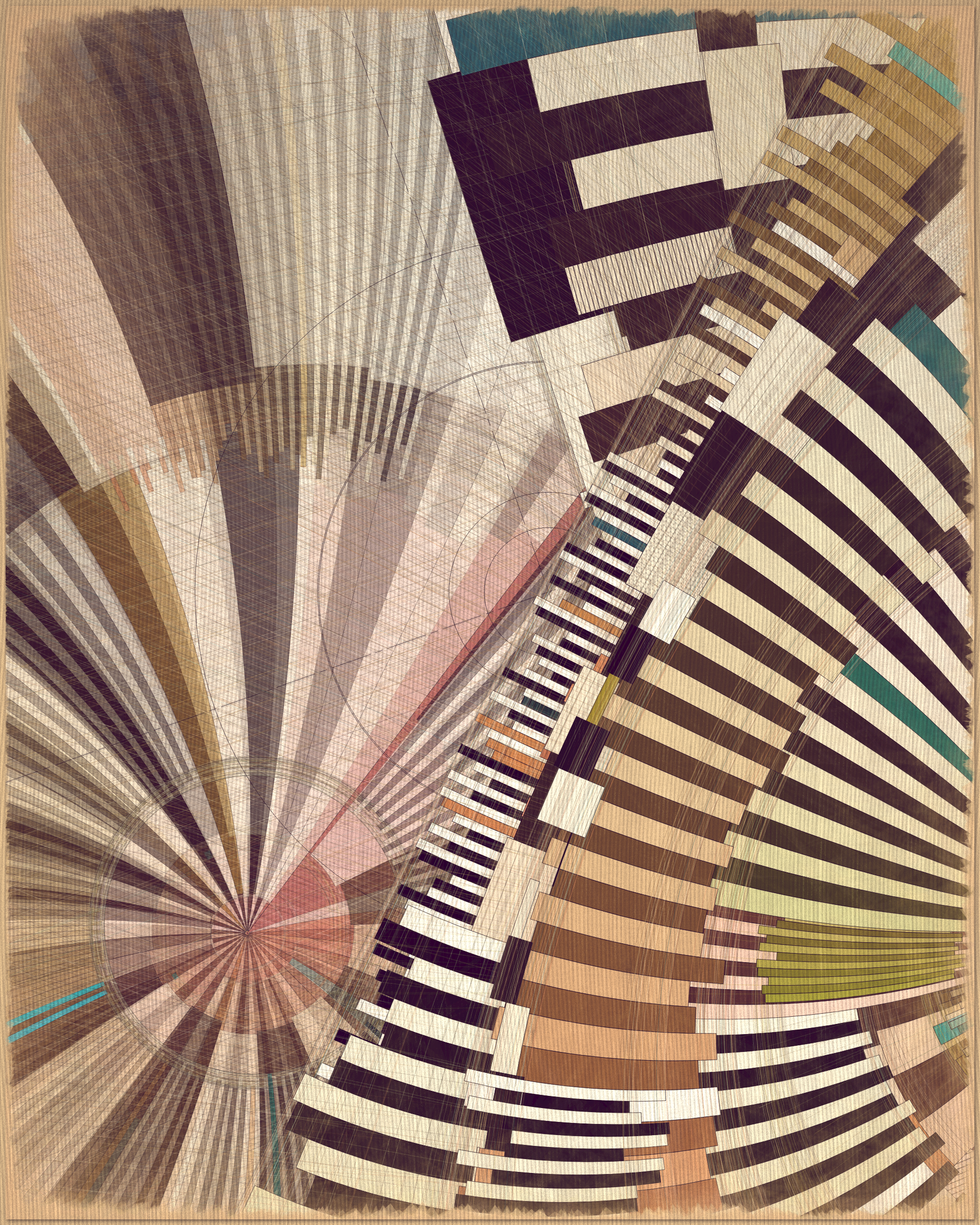 Art Blocks - Art Blocks v2 - Fontana #167 - NFT # 367000167