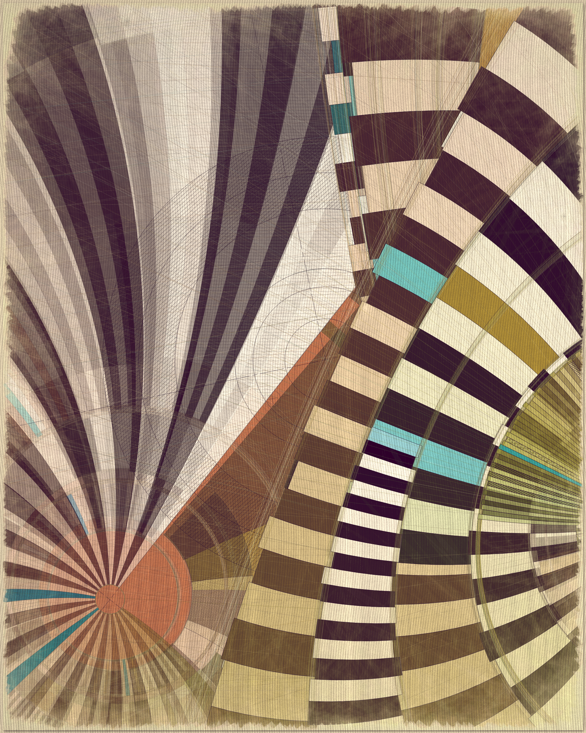 Art Blocks - Art Blocks v2 - Fontana #169 - NFT # 367000169