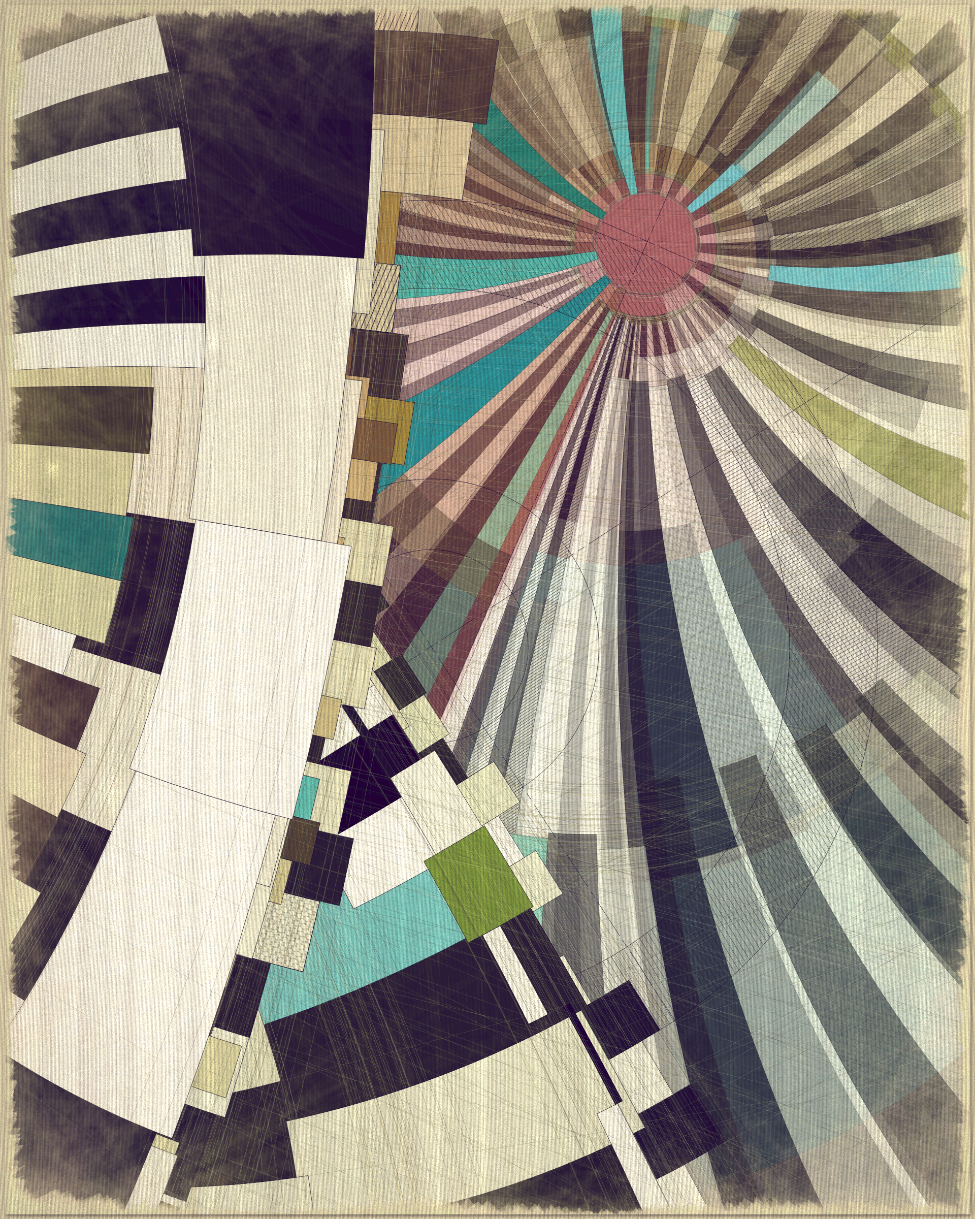 Art Blocks - Art Blocks v2 - Fontana #177 - NFT # 367000177