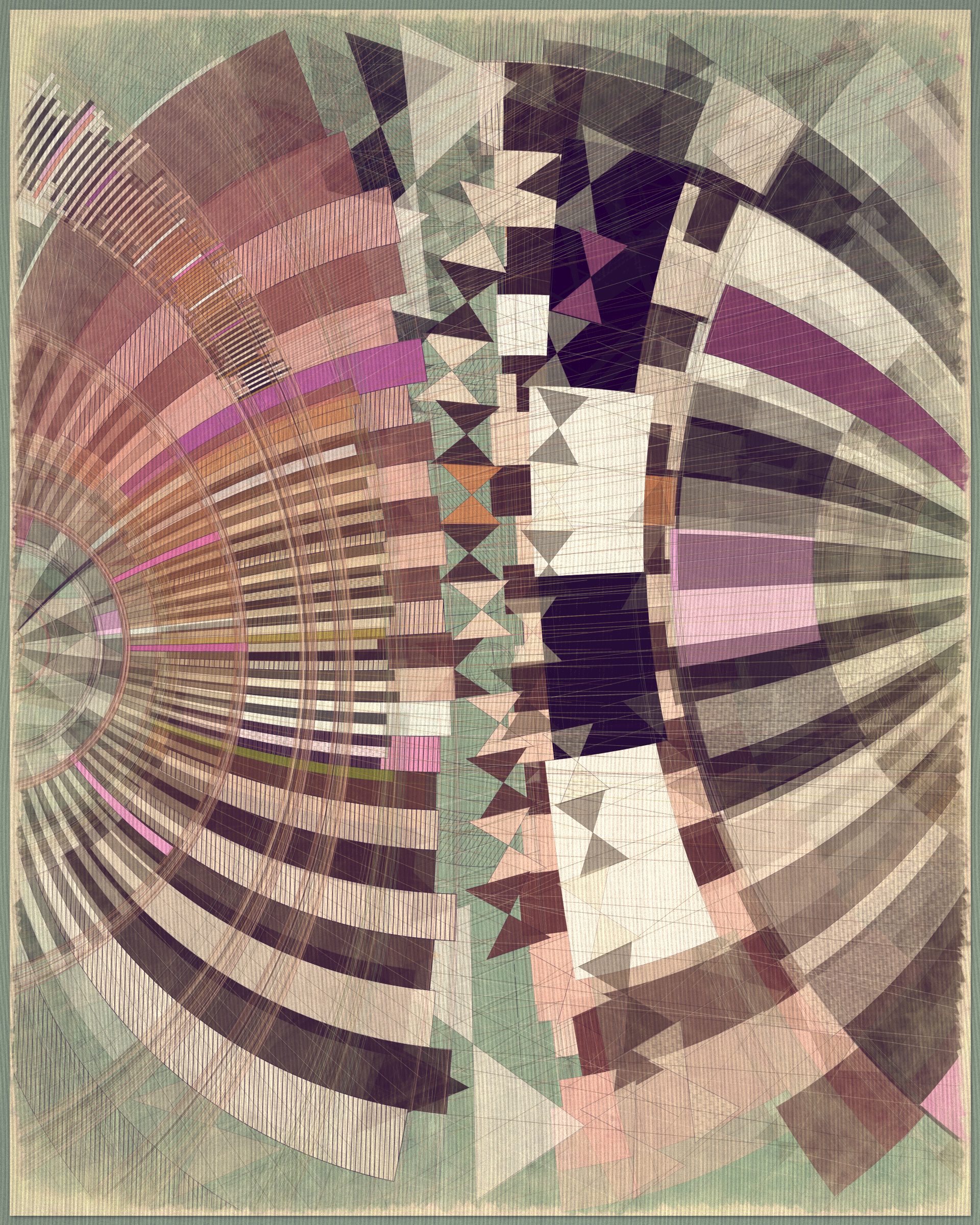 Art Blocks - Art Blocks v2 - Fontana #182 - NFT # 367000182