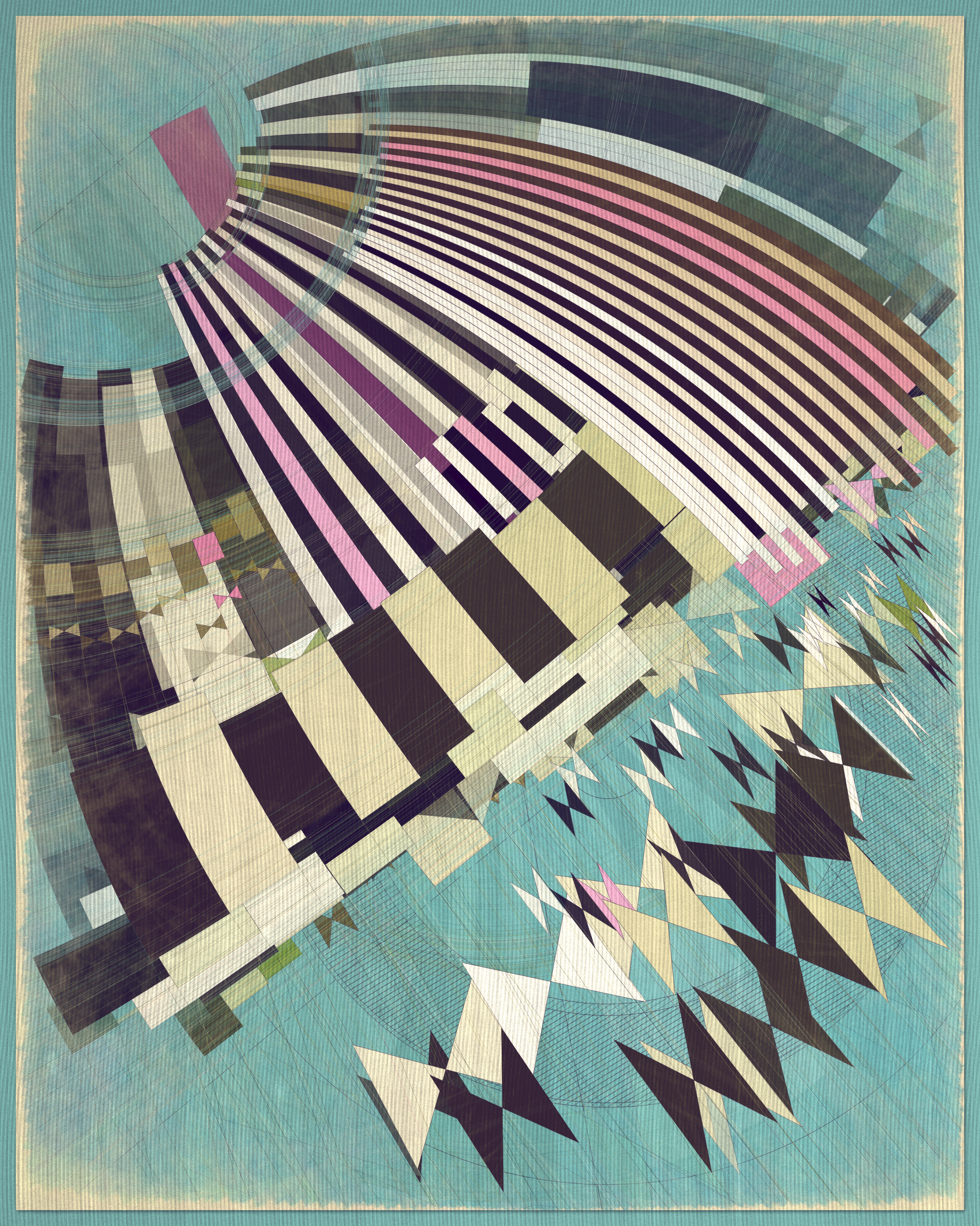 Art Blocks - Art Blocks v2 - Fontana #183 - NFT # 367000183